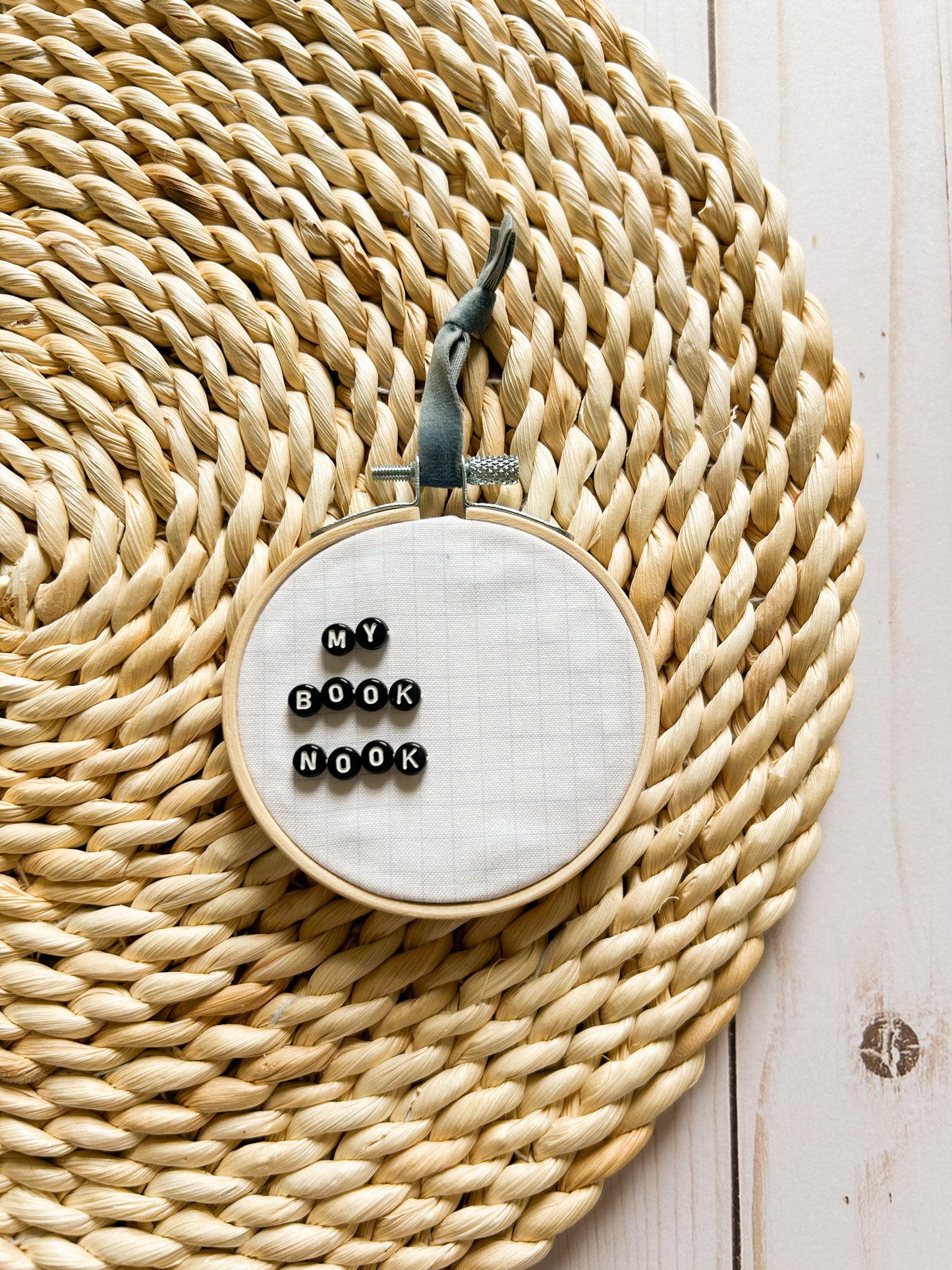 My Book Nook Hoop Ornament
