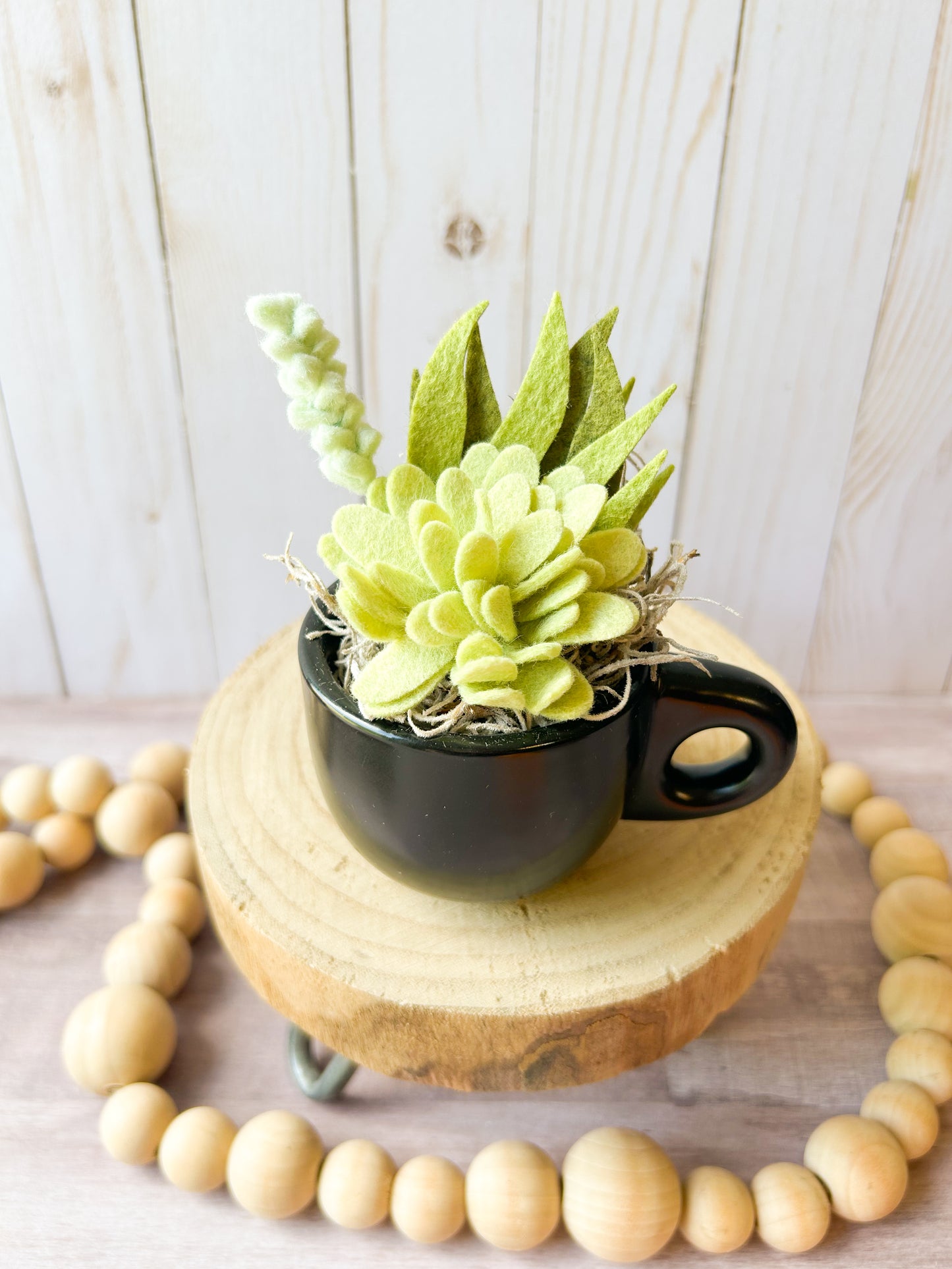Mini Felt Succulent