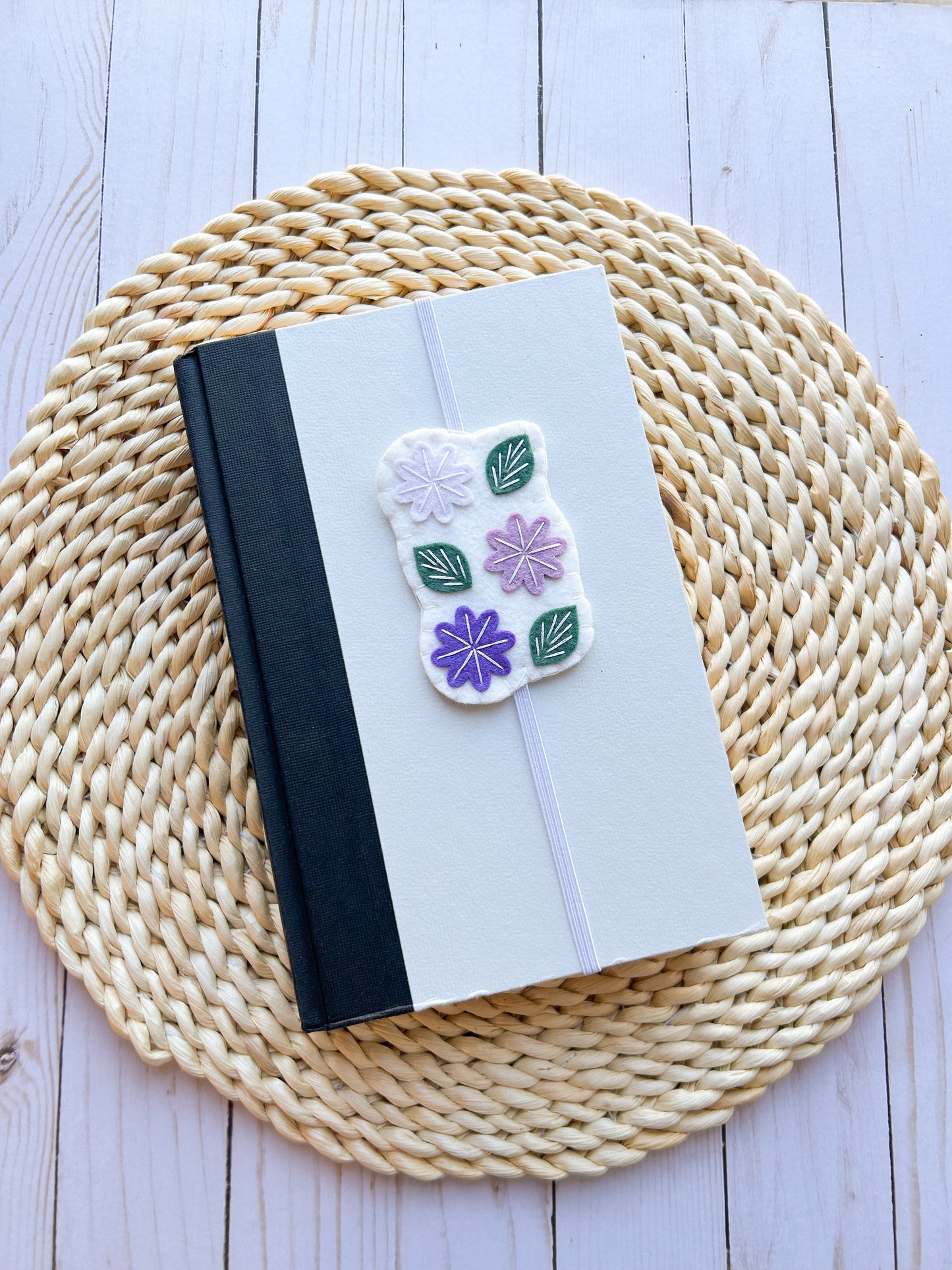 Purple Floral Bookmark