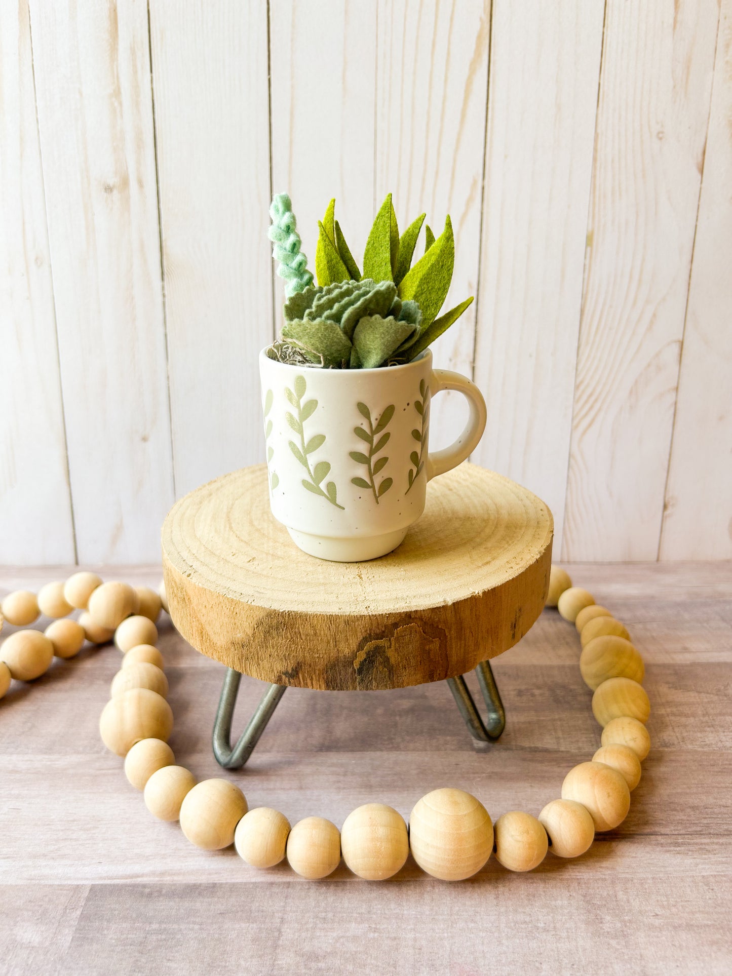 Mini Felt Succulent