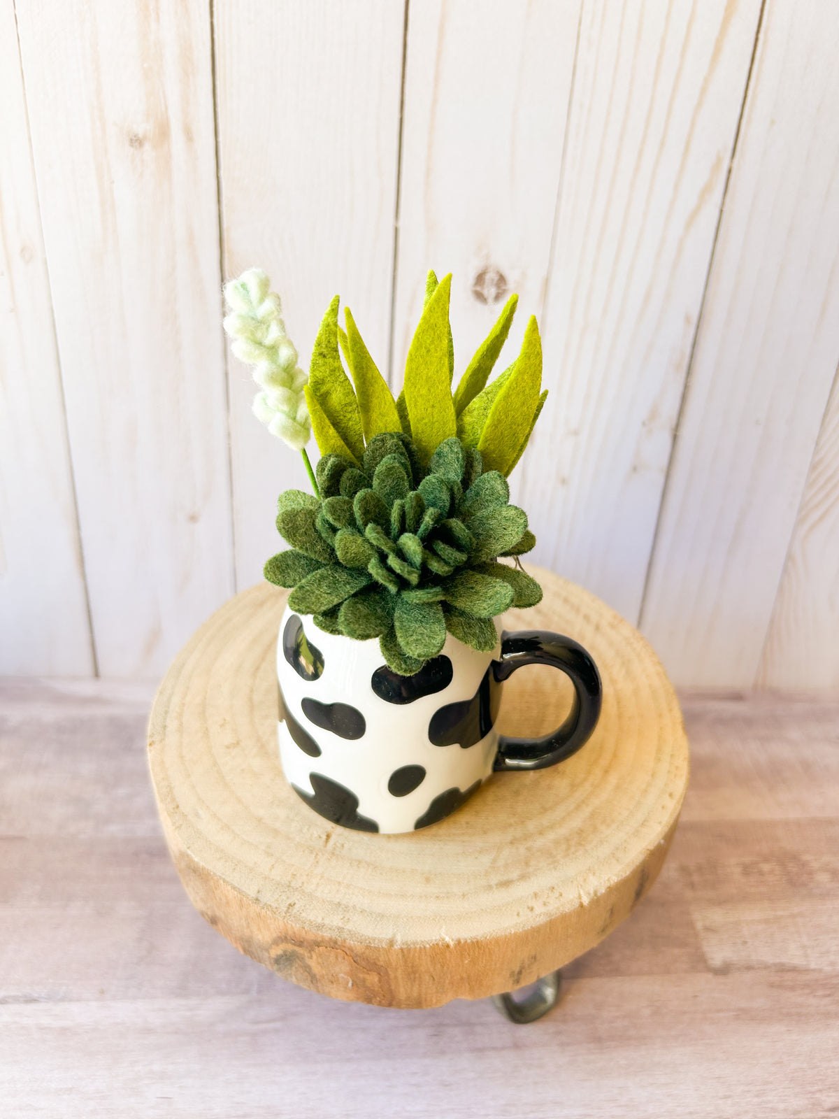 Mini Felt Succulent