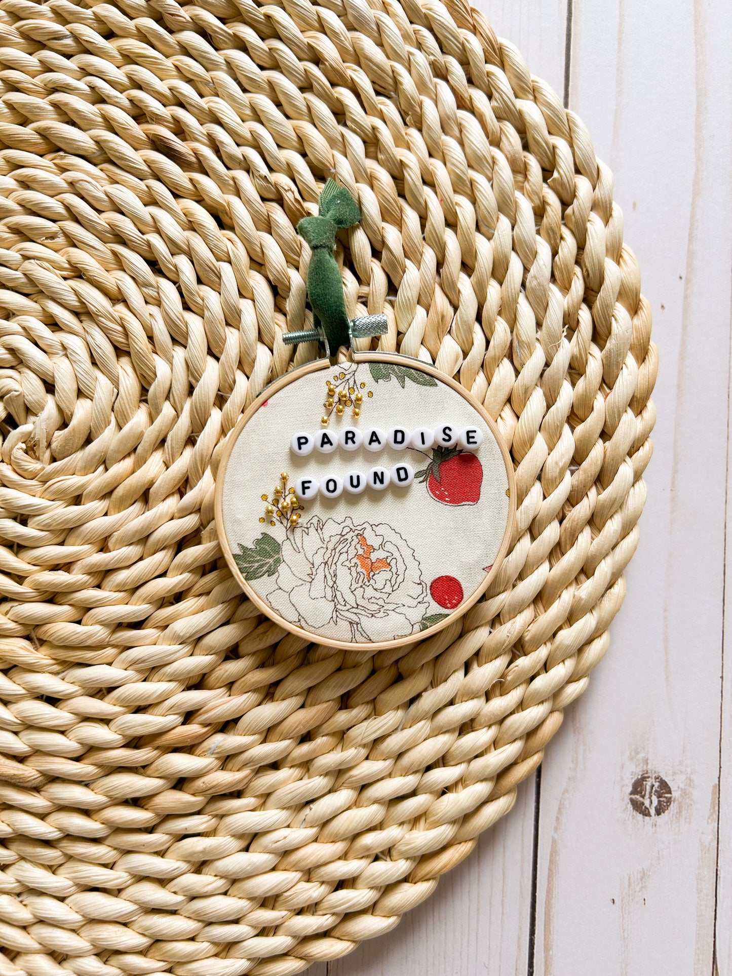 Paradise Found Hoop Ornament