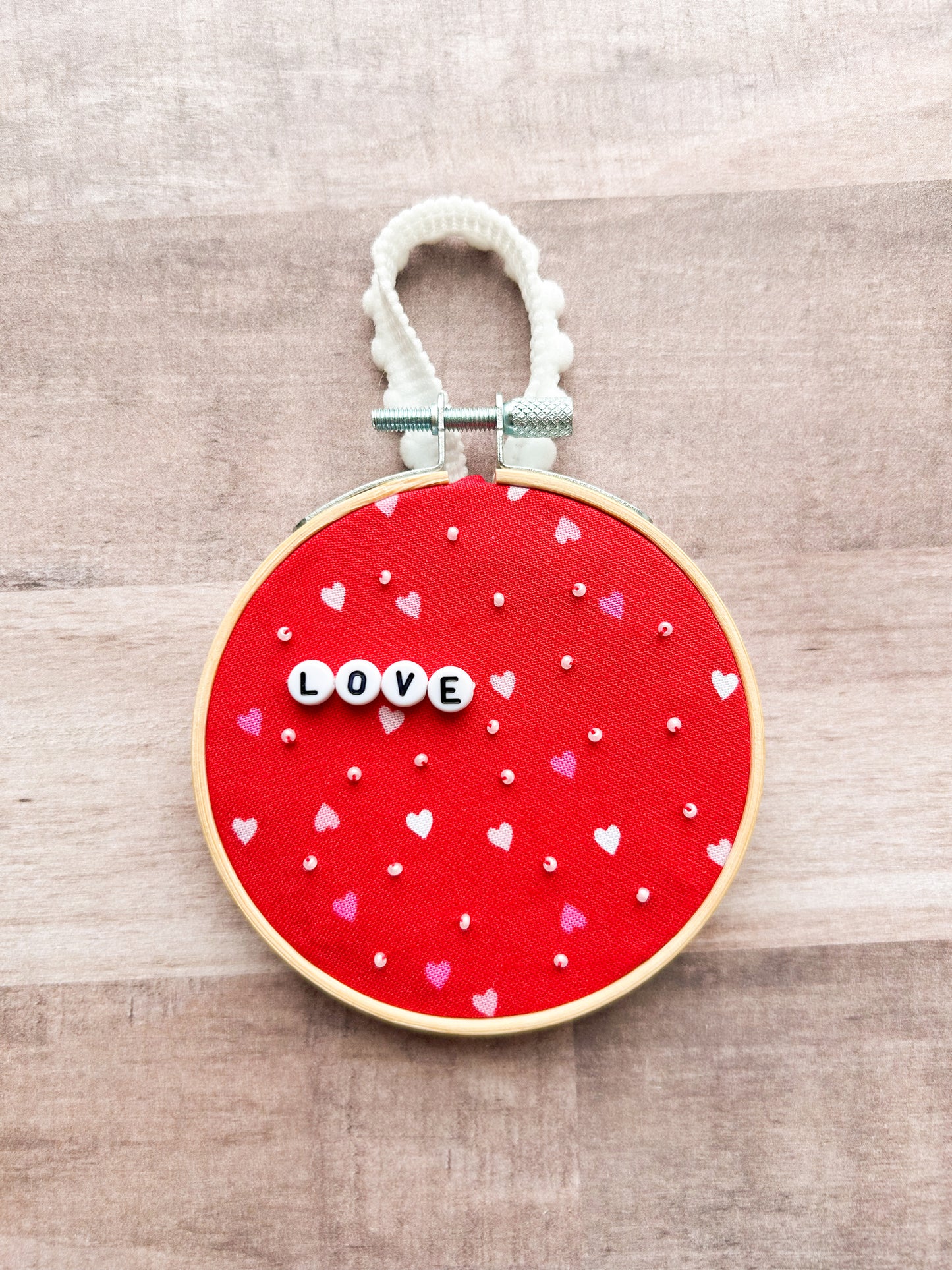 Valentine Hoop Ornament