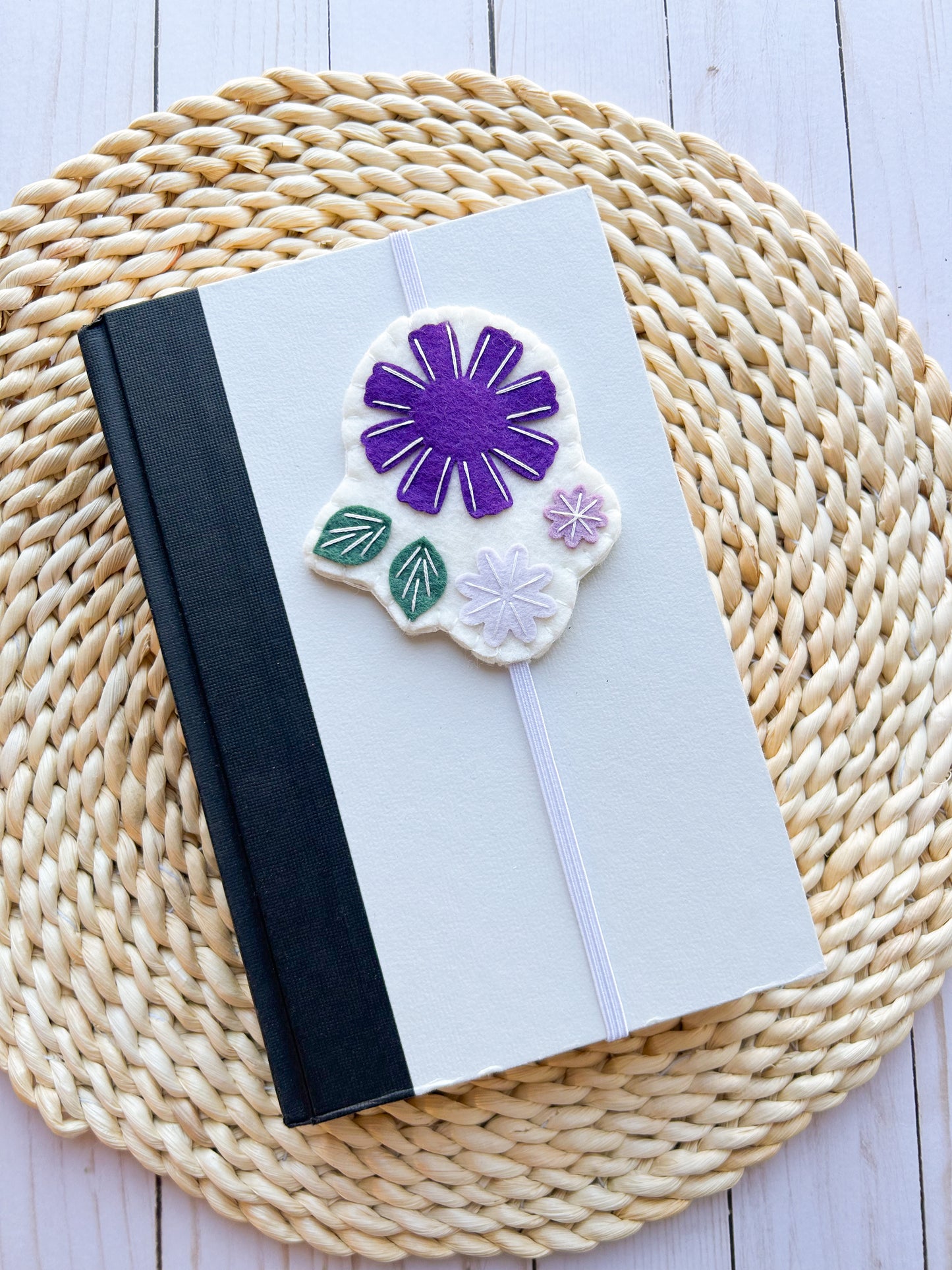Purple Floral Bookmark