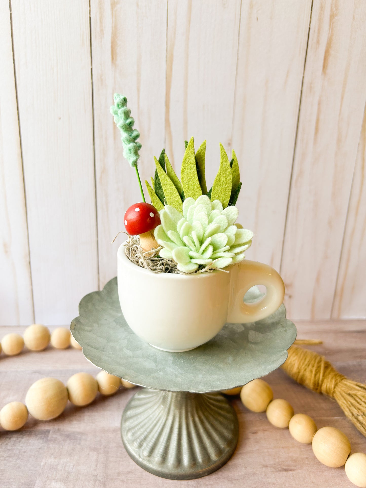 Mini Felt Succulent