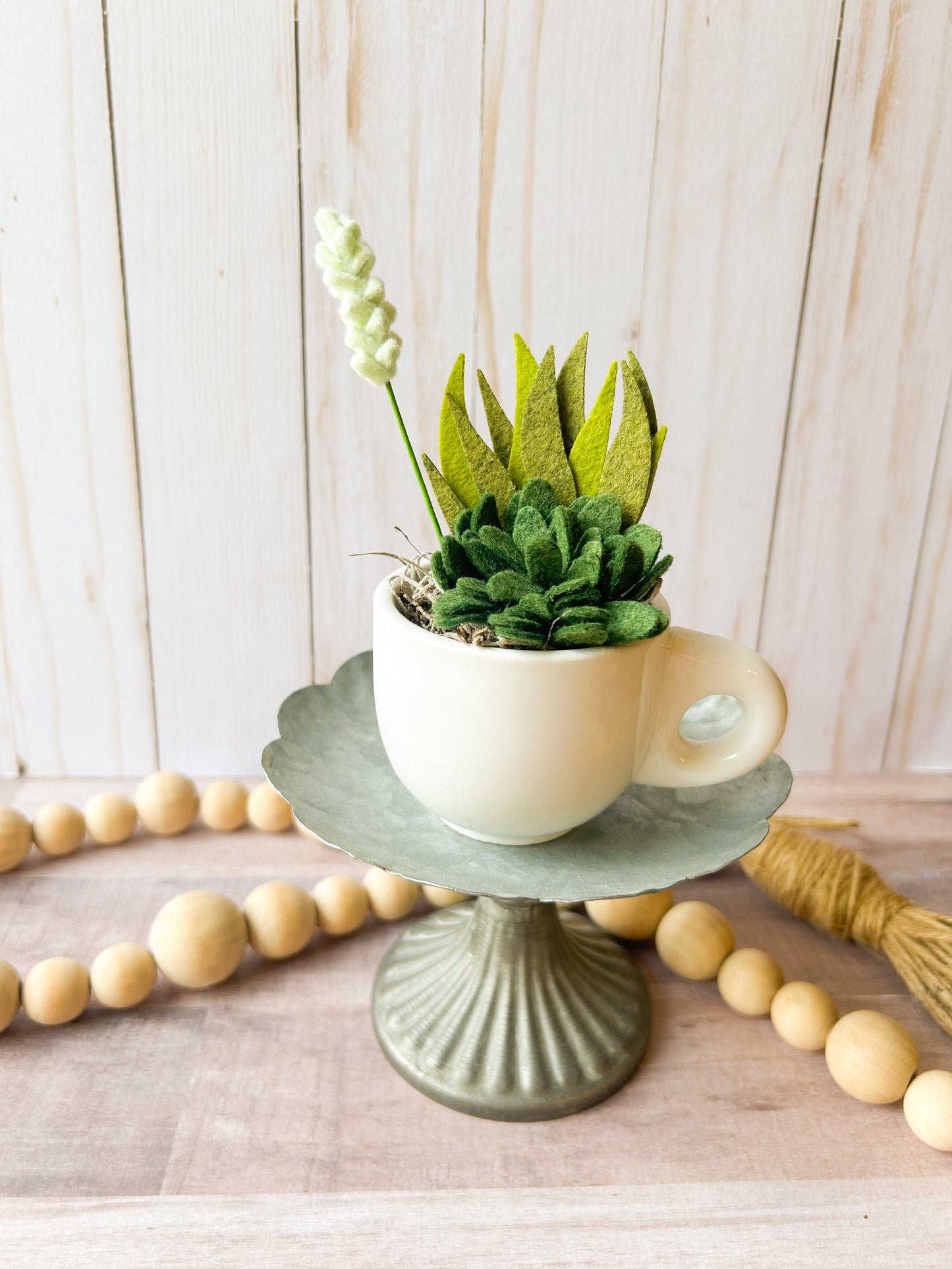 Mini Felt Succulent