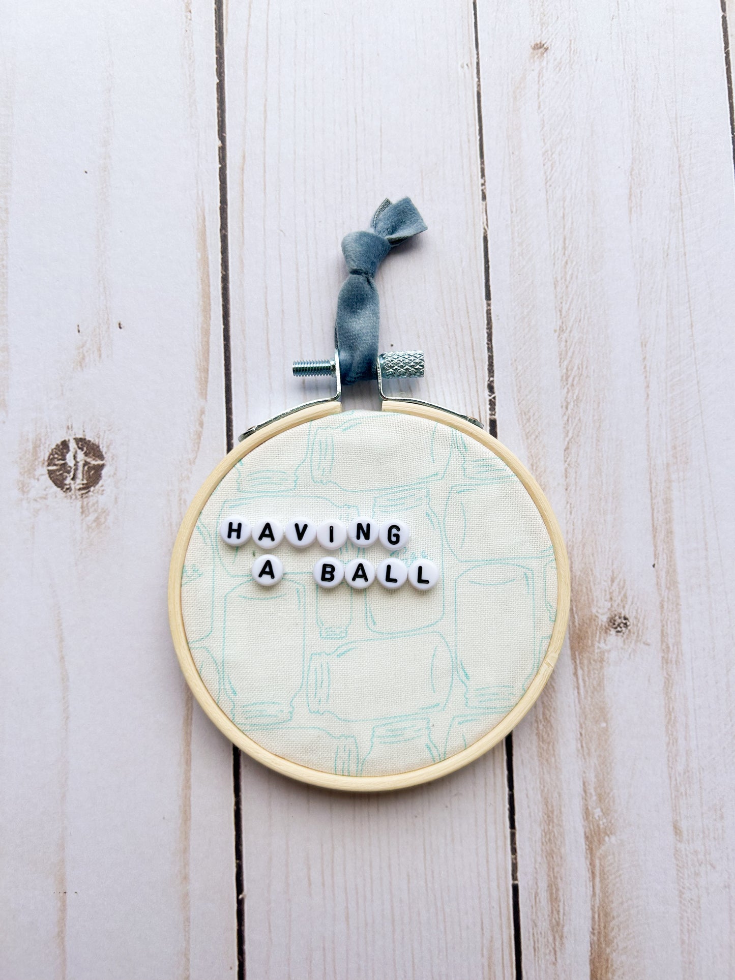 Having A Ball Hoop Ornament