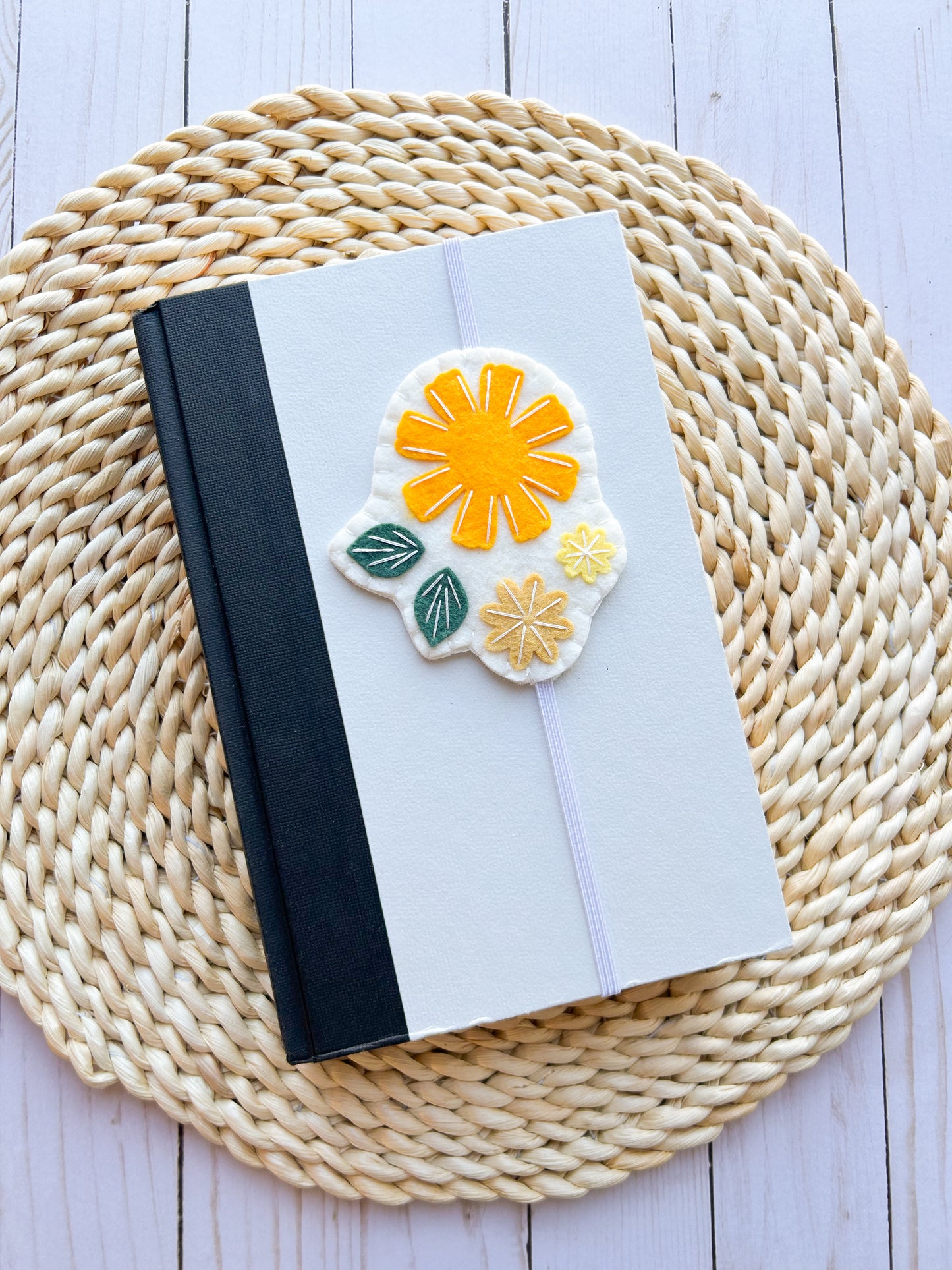 Yellow Floral Bookmark