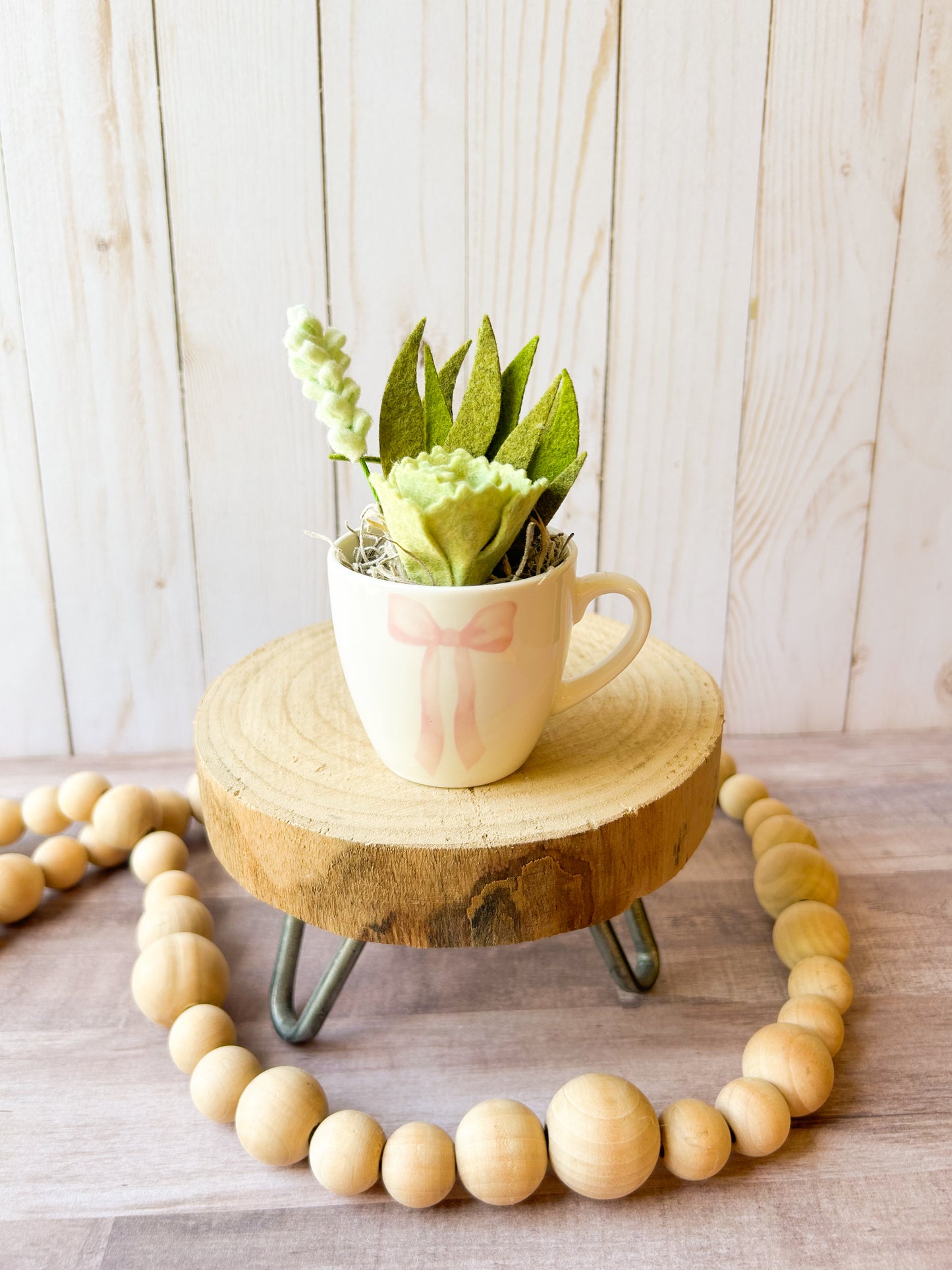 Mini Felt Succulent