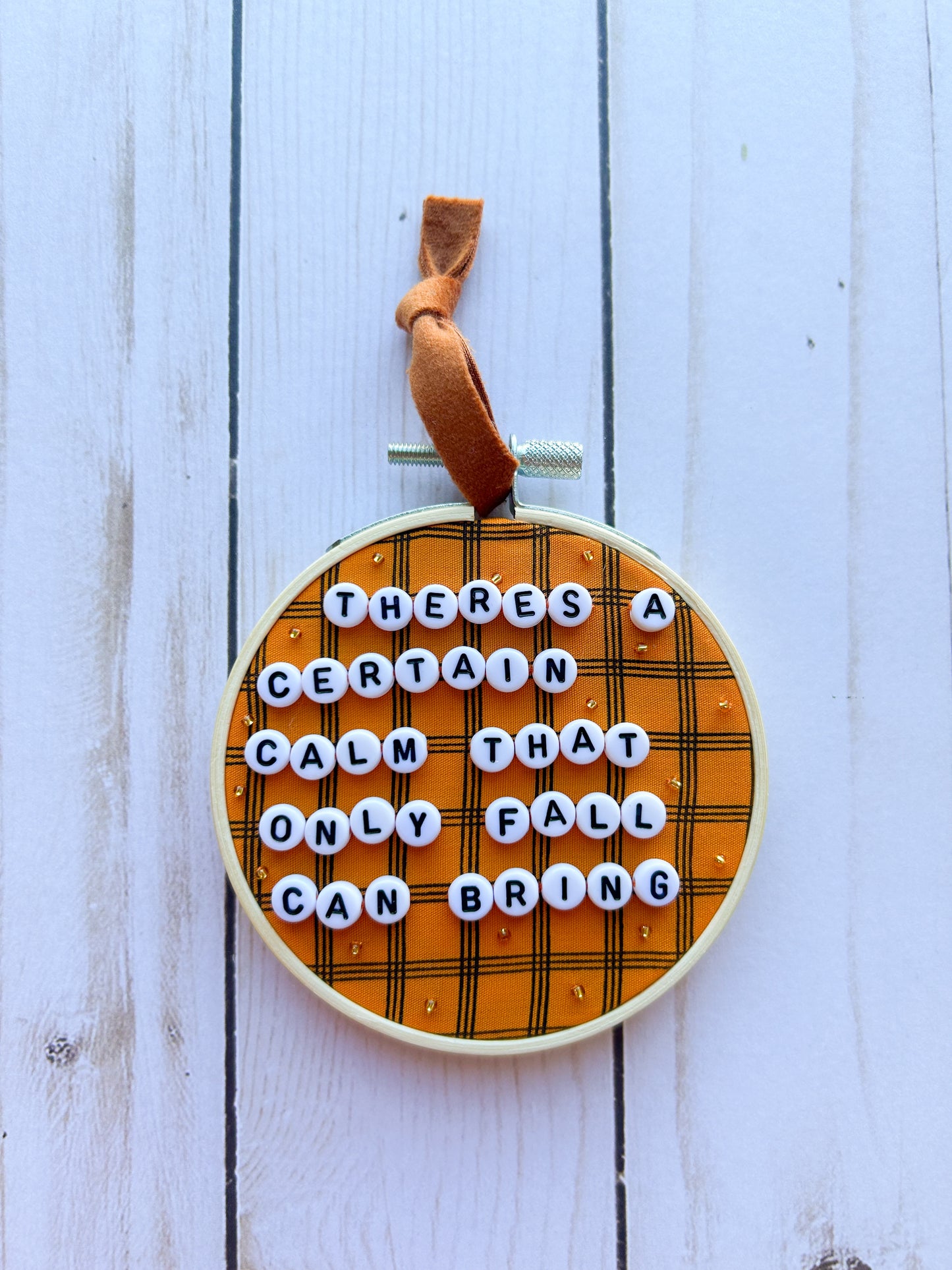 A Certain Calm Hoop Ornament
