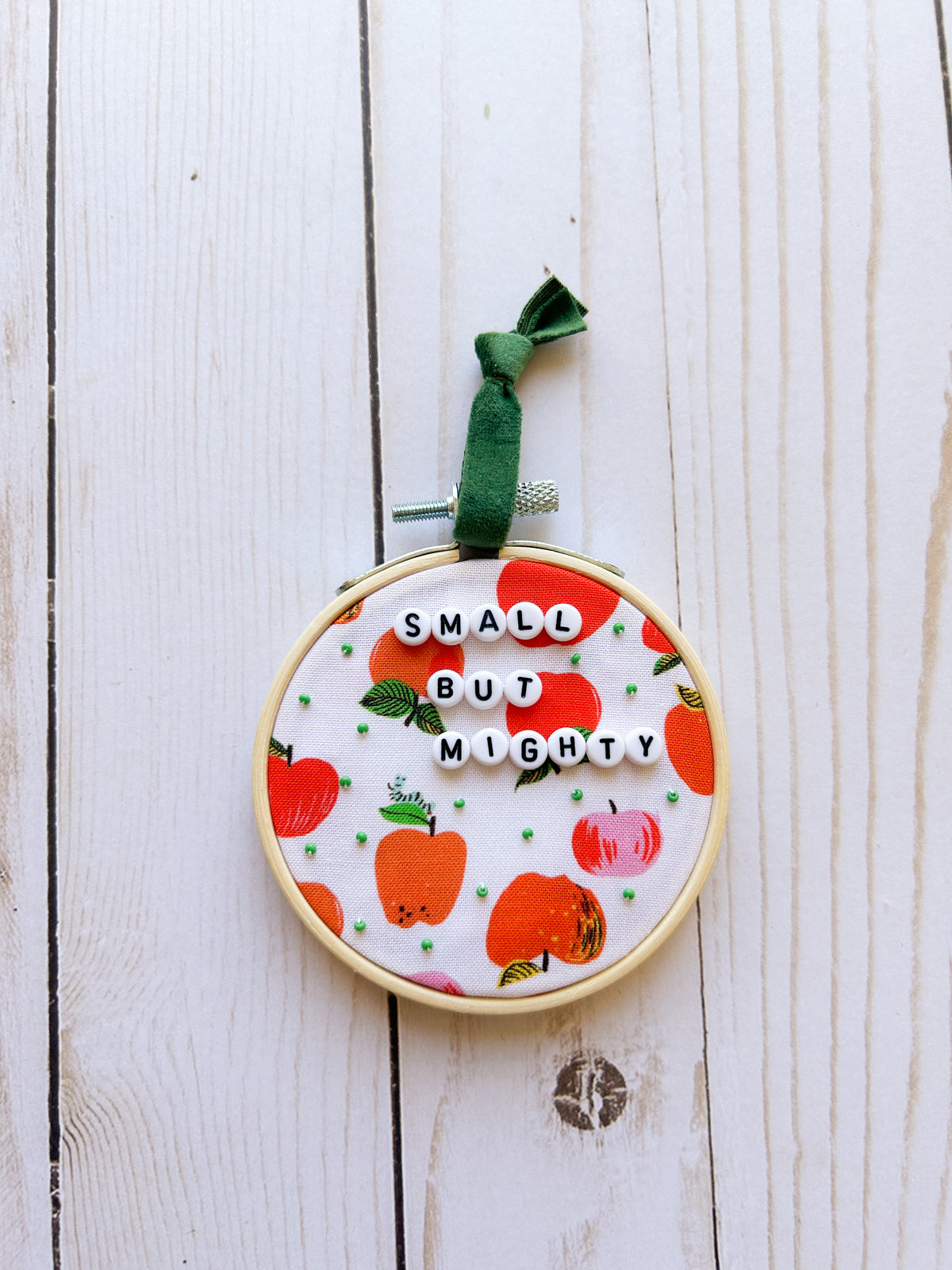 Small But Mighty Hoop Ornament
