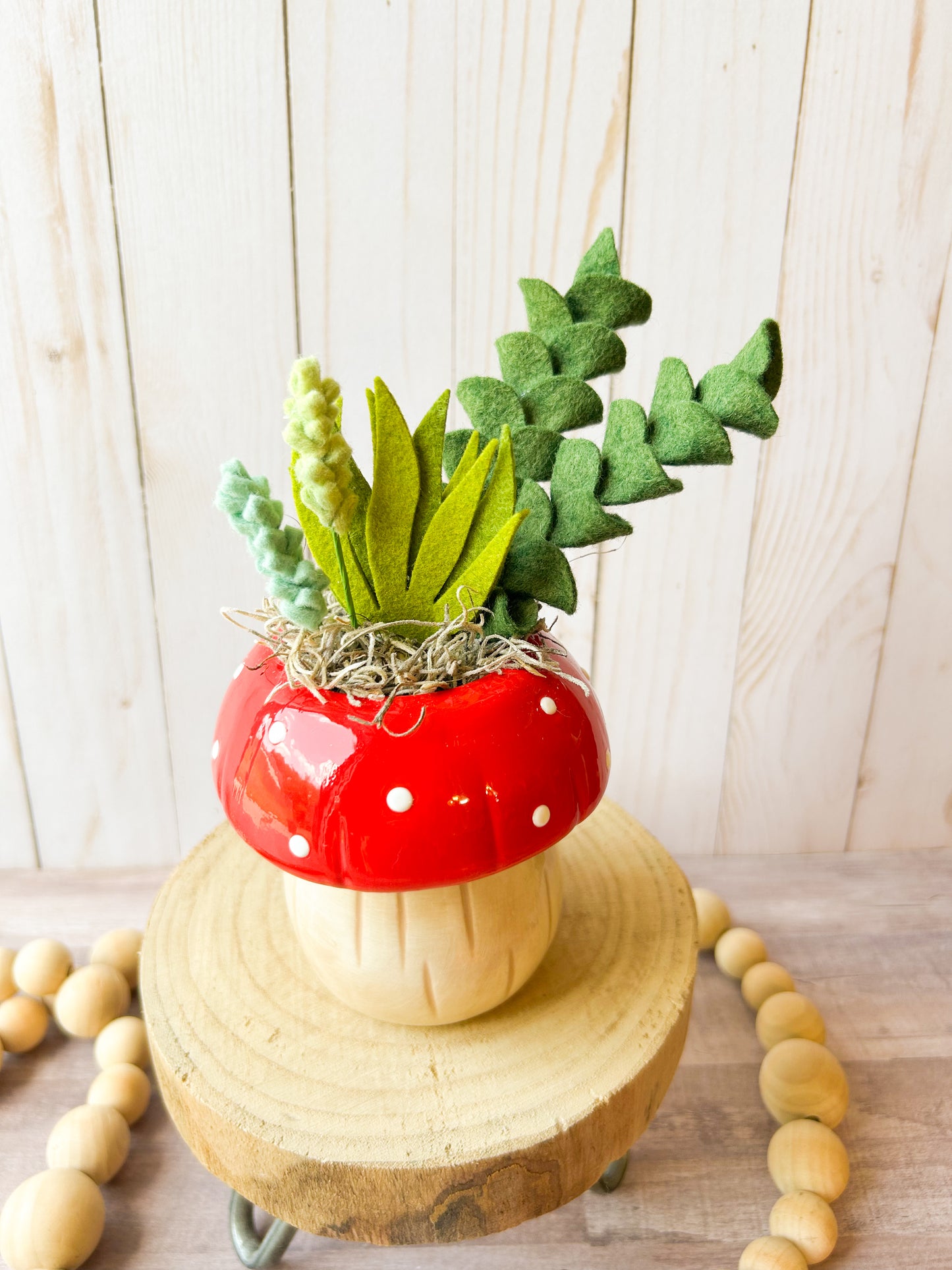 Mini Felt Succulent