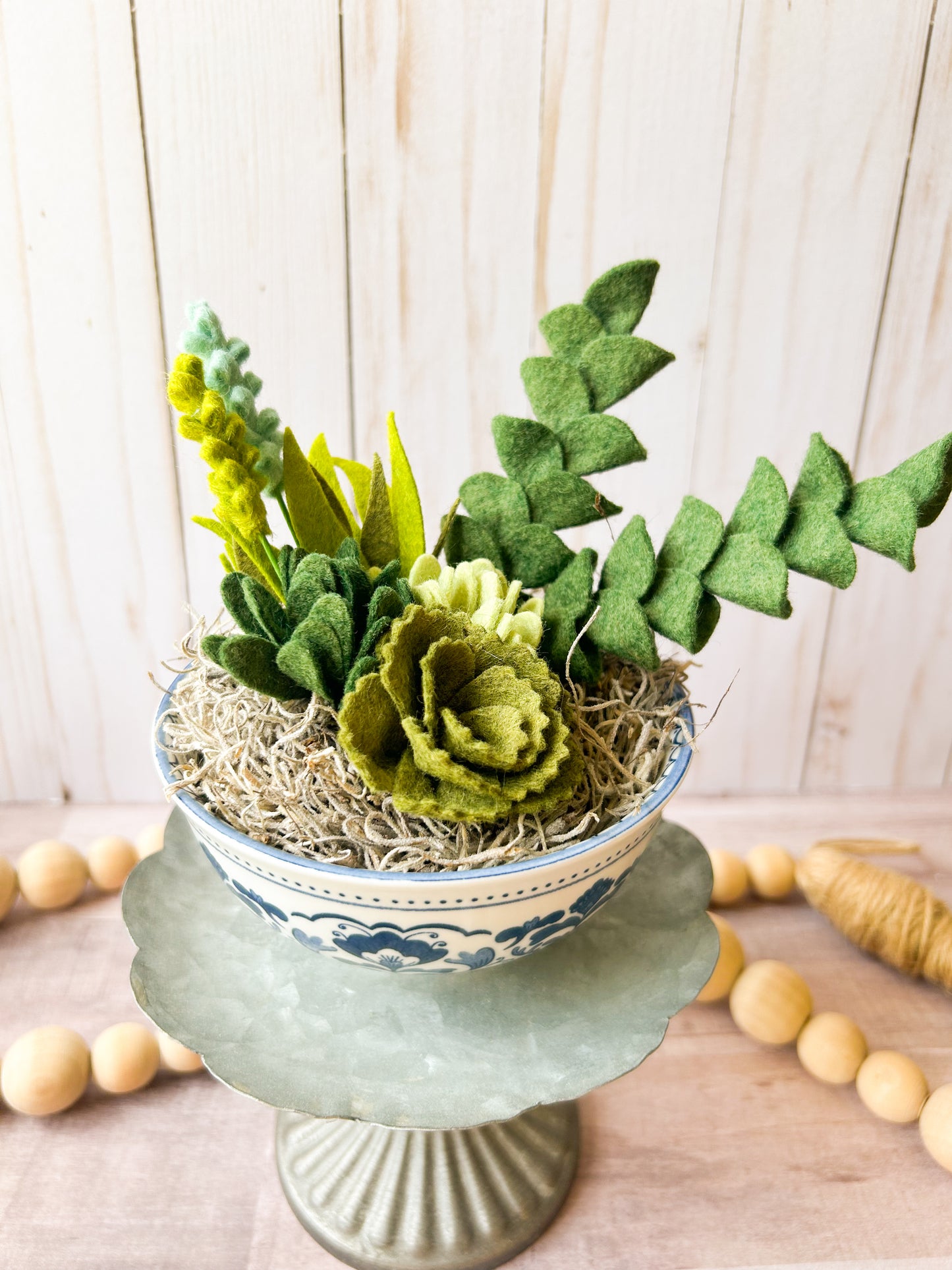 Felt Succulent Bowl