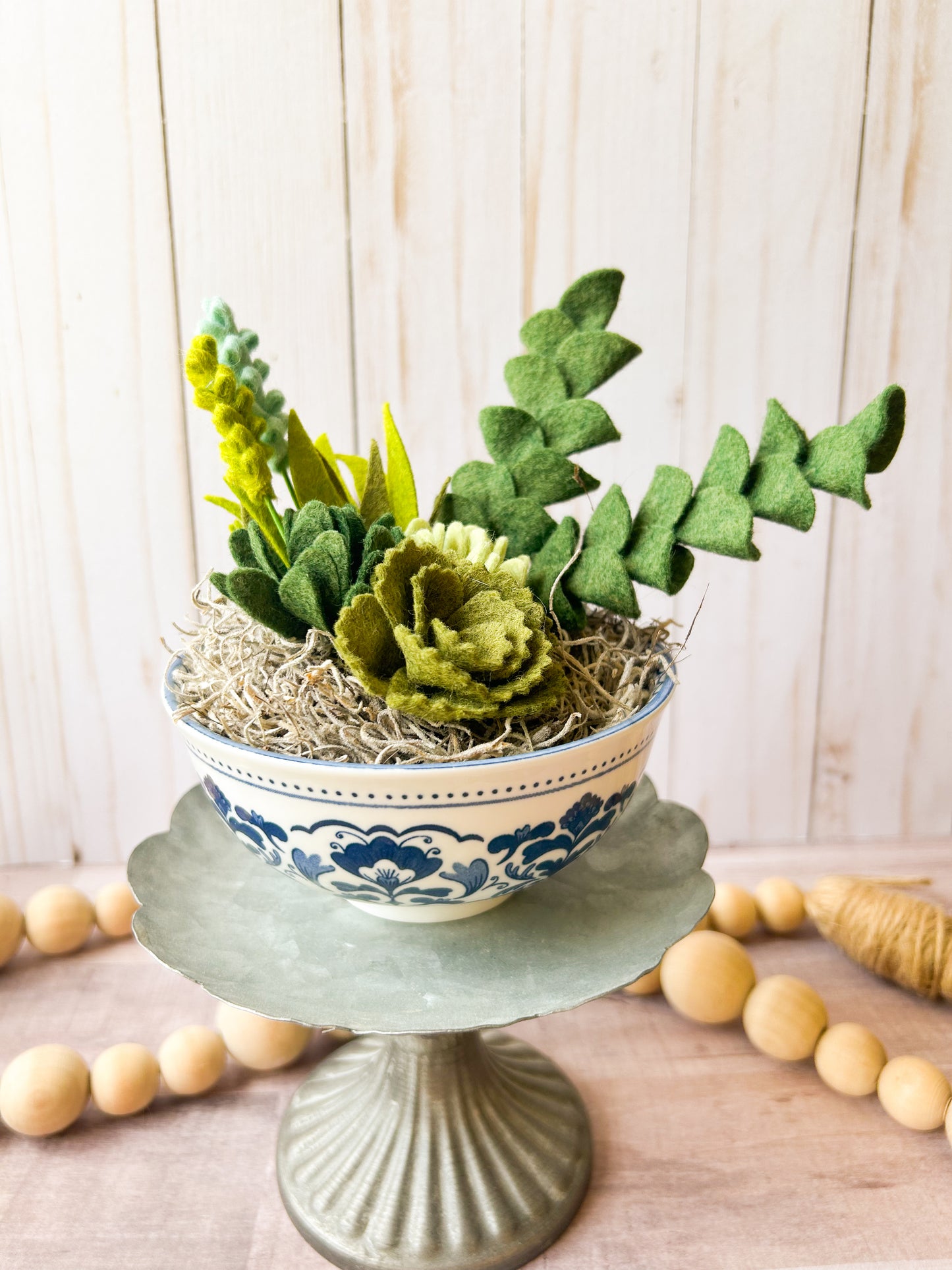 Felt Succulent Bowl