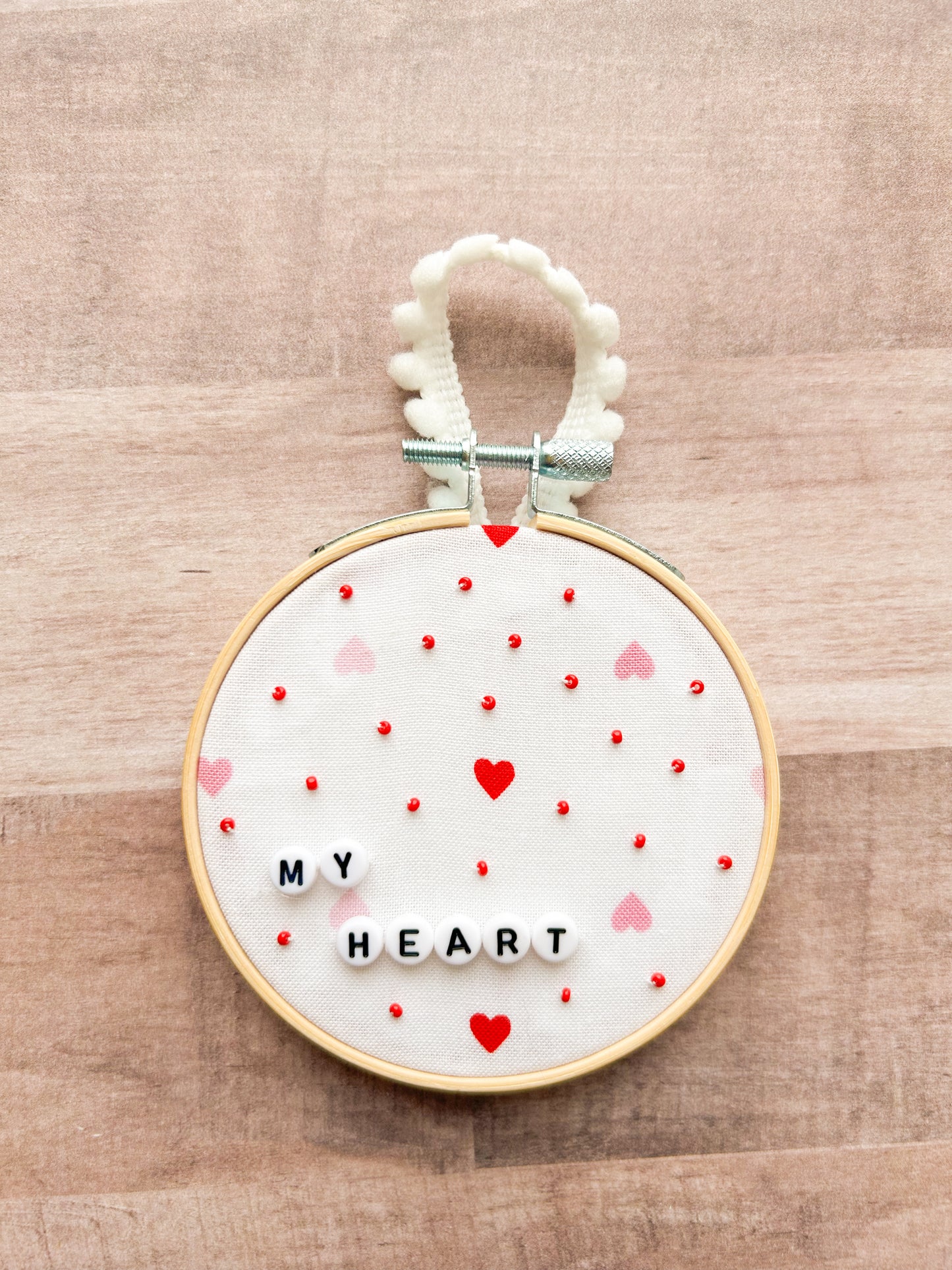 Valentine Hoop Ornament