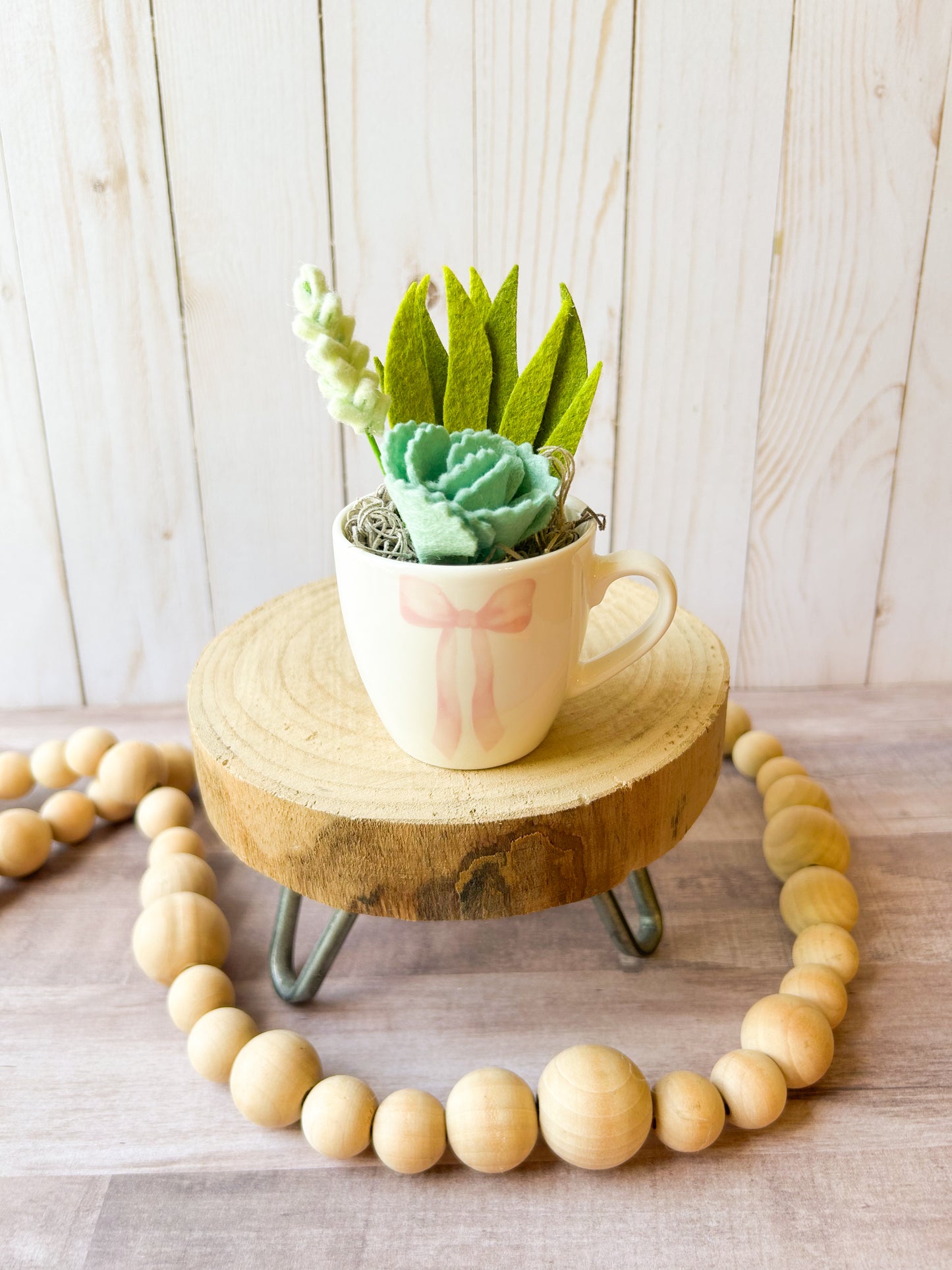 Mini Felt Succulent