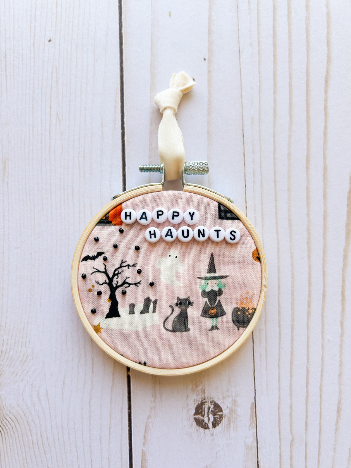 Happy Haunts Hoop Ornament