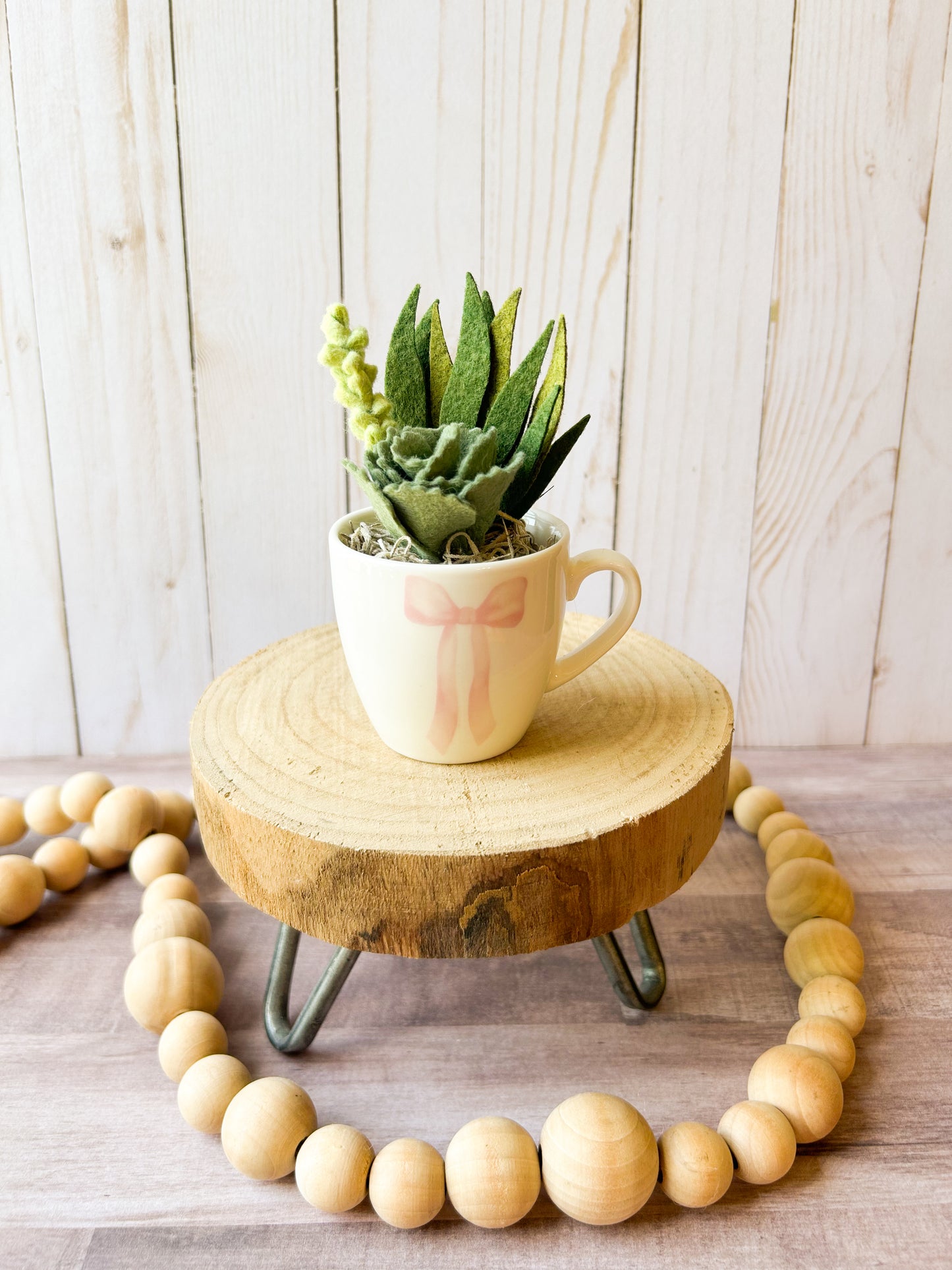 Mini Felt Succulent