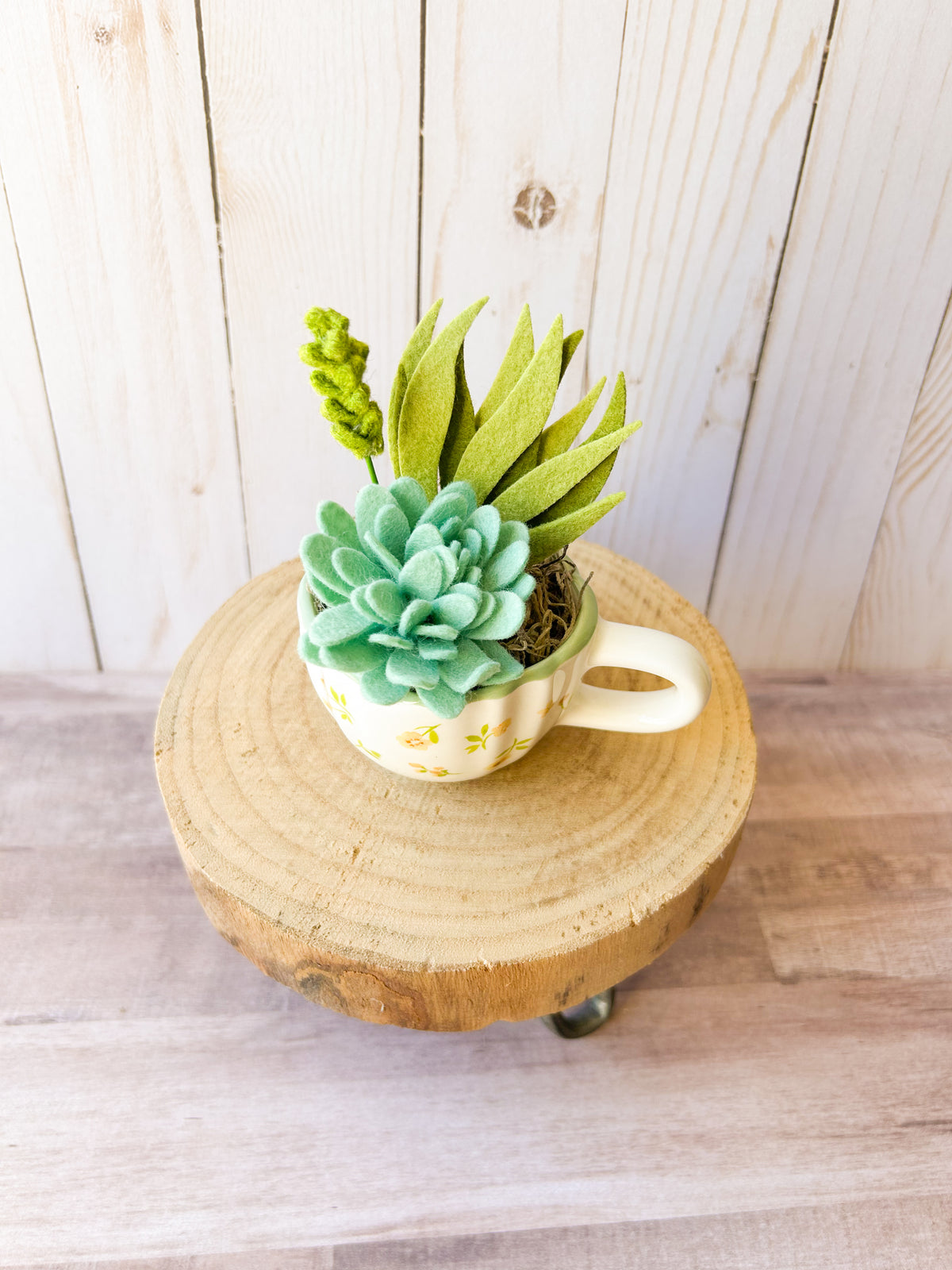 Mini Felt Succulent