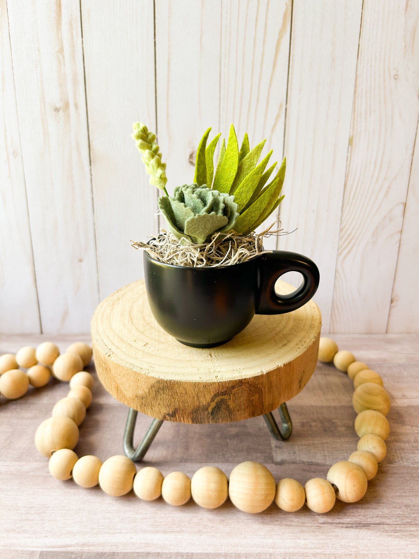 Mini Felt Succulent