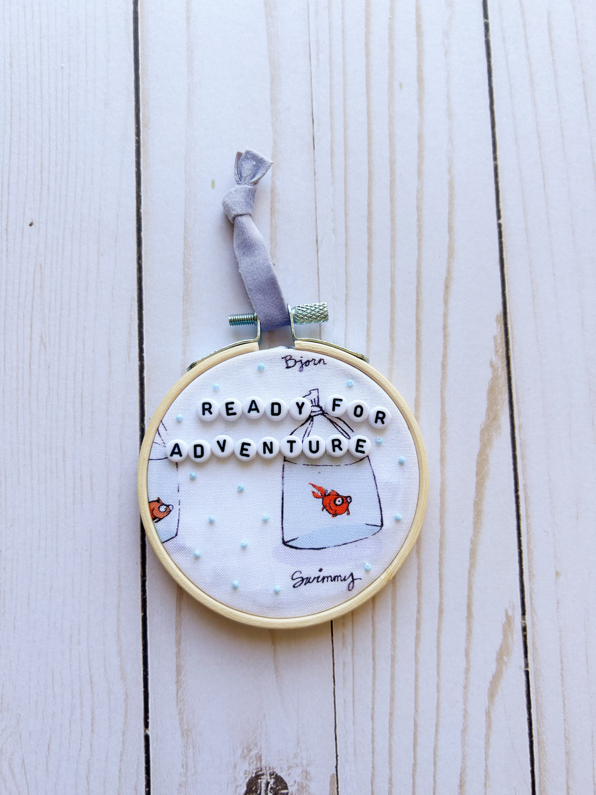 Ready For Adventure Hoop Ornament