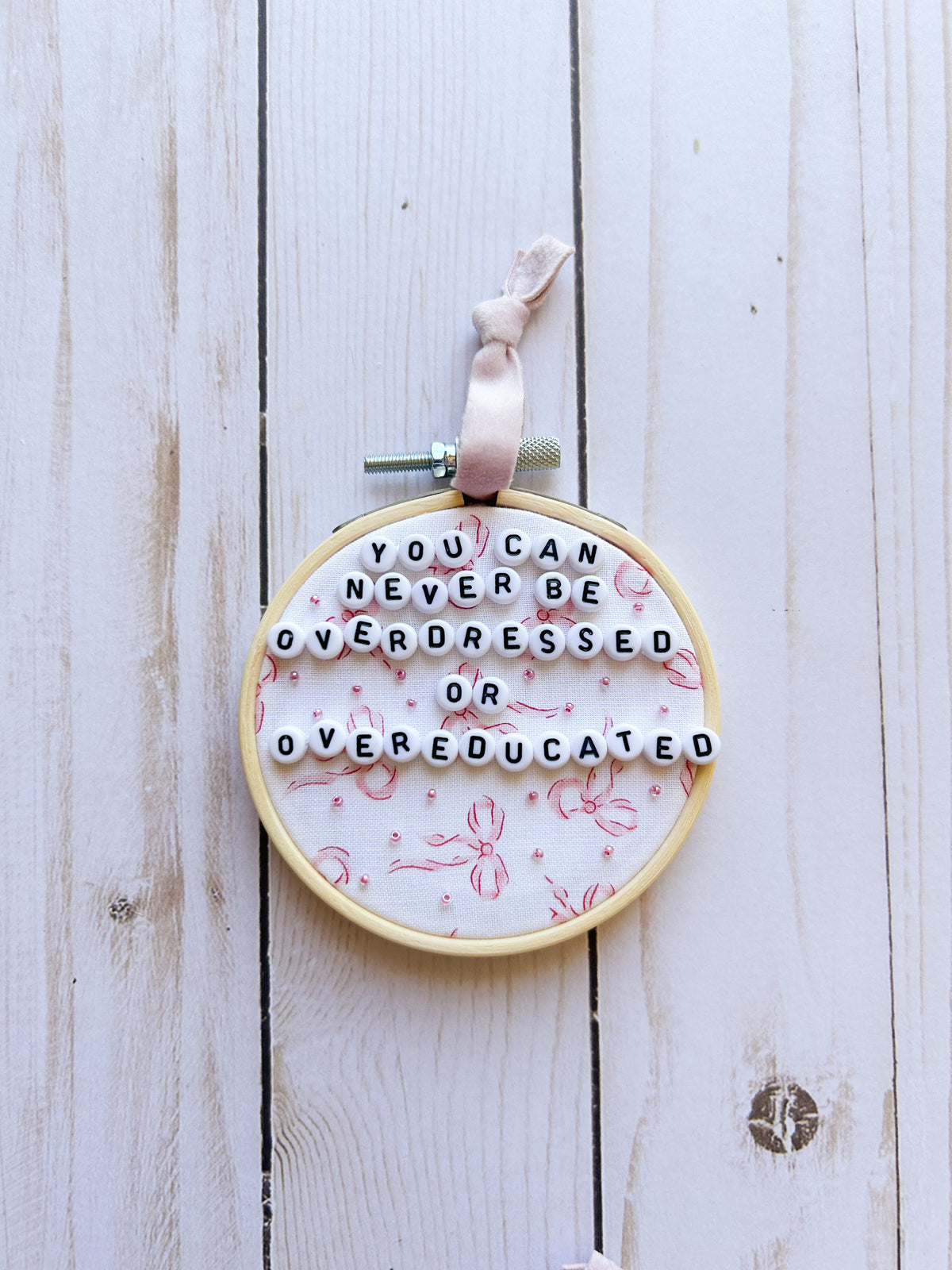 Legally Blonde Hoop Ornament
