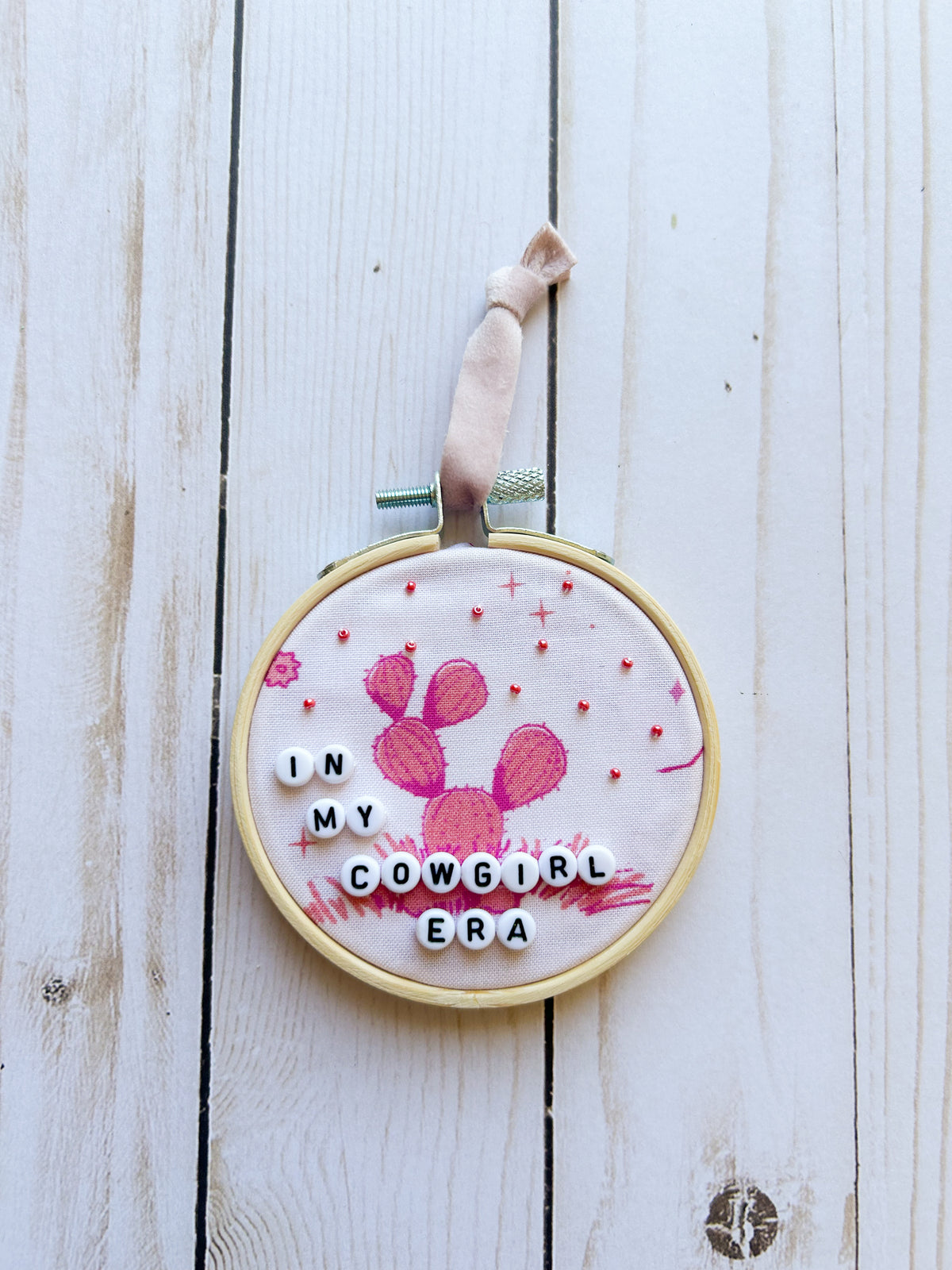 In My Cowgirl Era Hoop Ornament