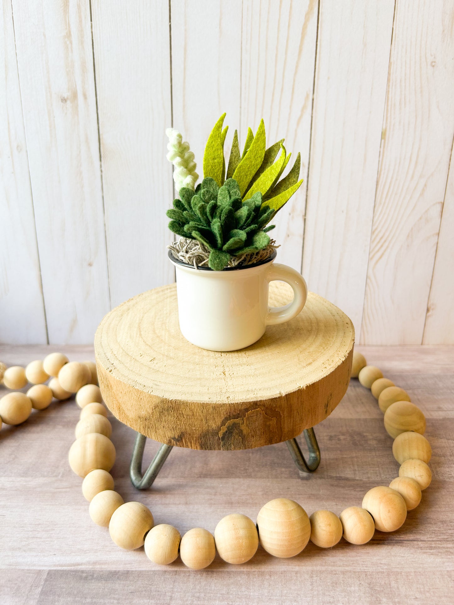 Mini Felt Succulent