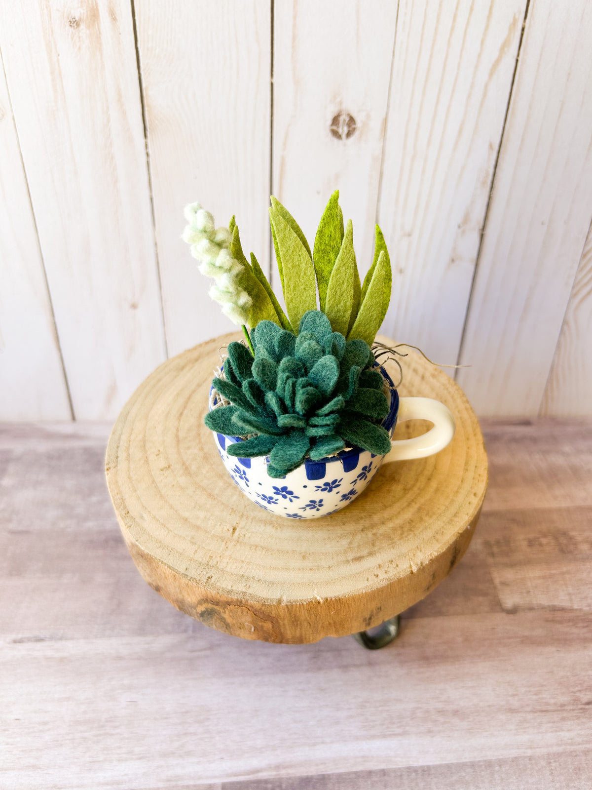 Mini Felt Succulent