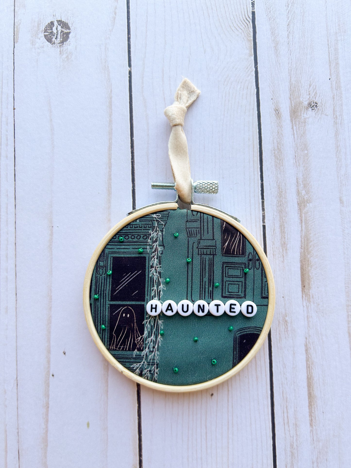 Haunted Hoop Ornament