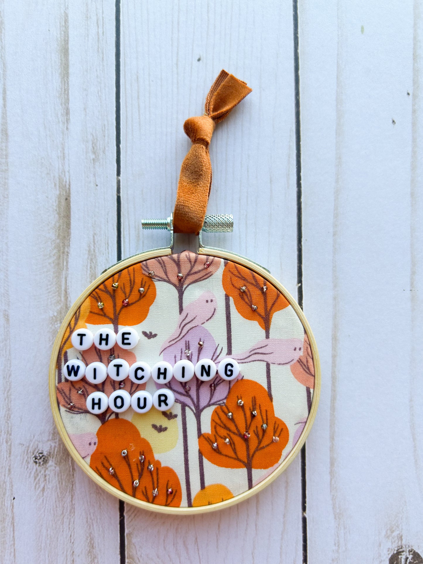 The Witching Hour Hoop Ornament