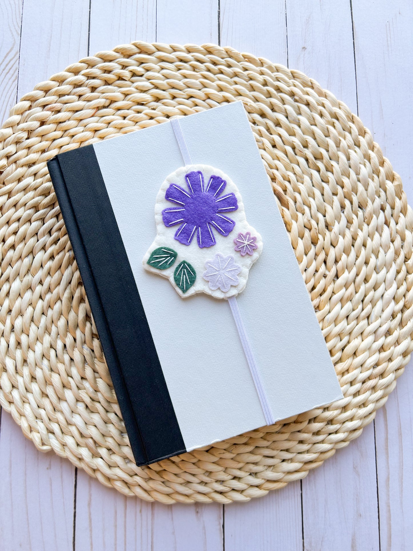 Purple Floral Bookmark