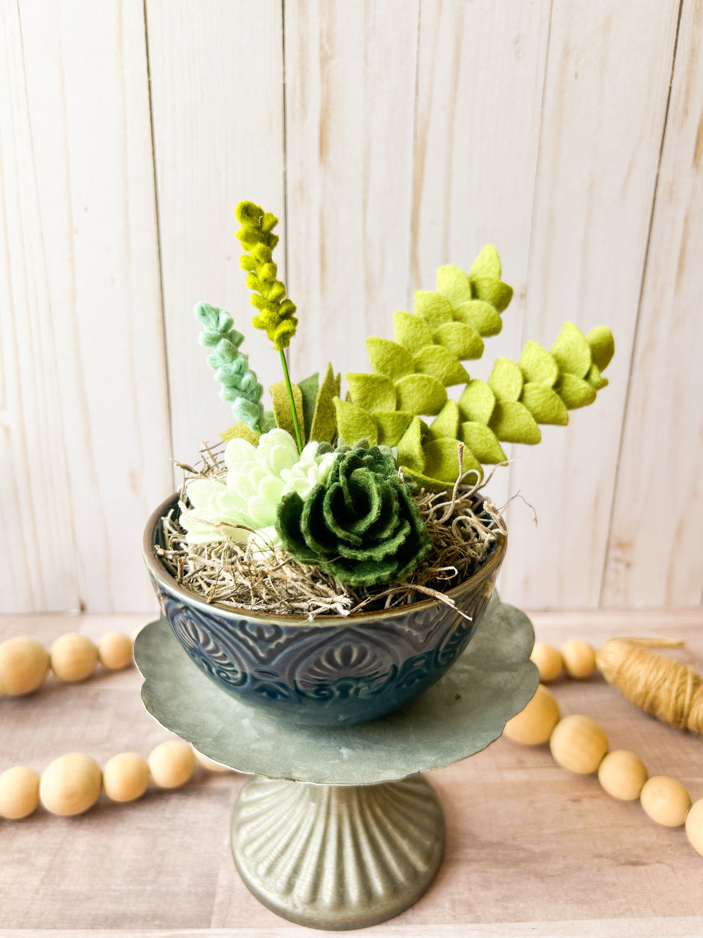 Felt Succulent Bowl