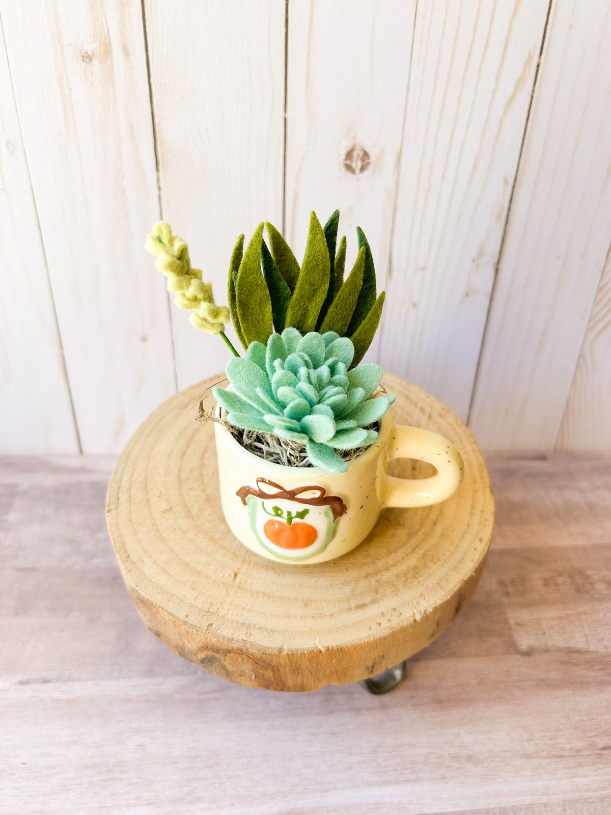 Mini Felt Succulent