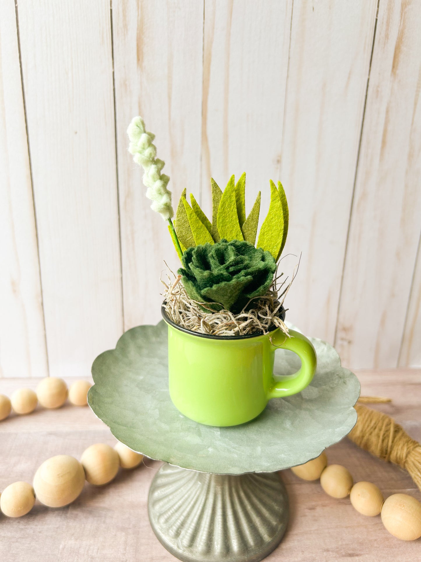 Mini Felt Succulent