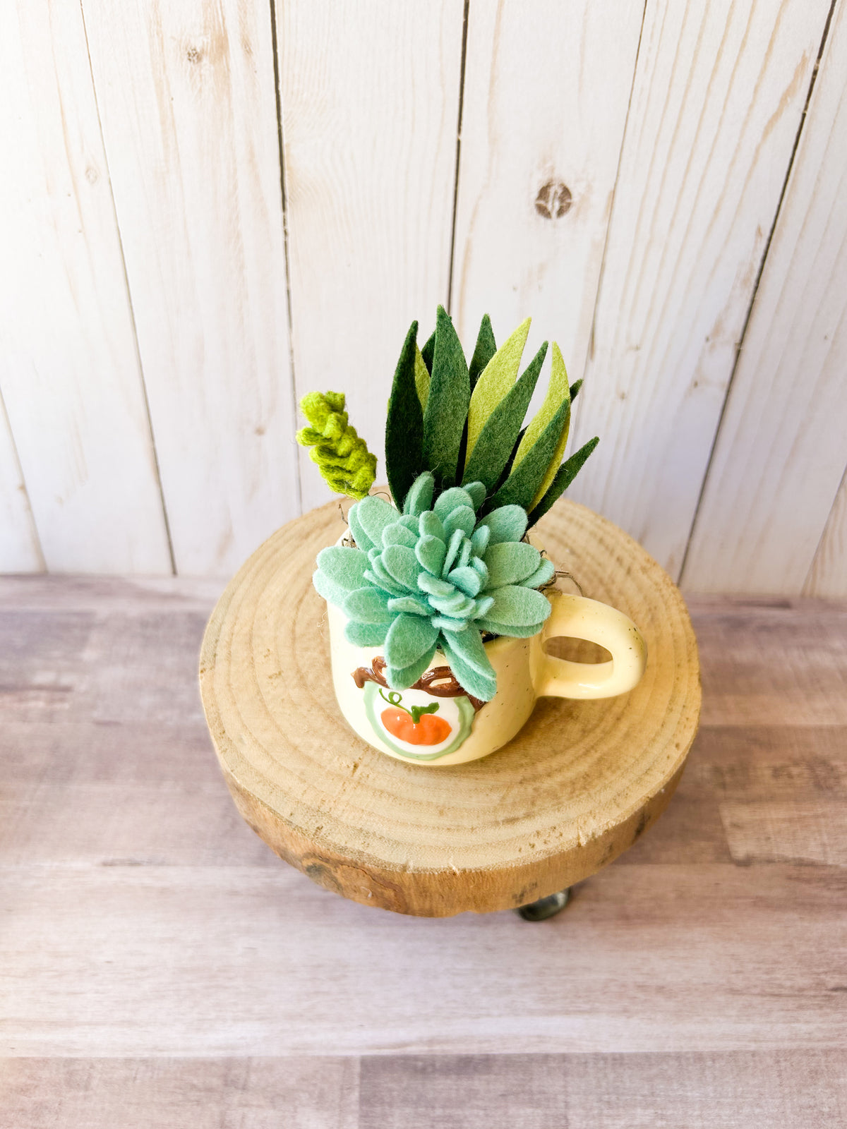 Mini Felt Succulent