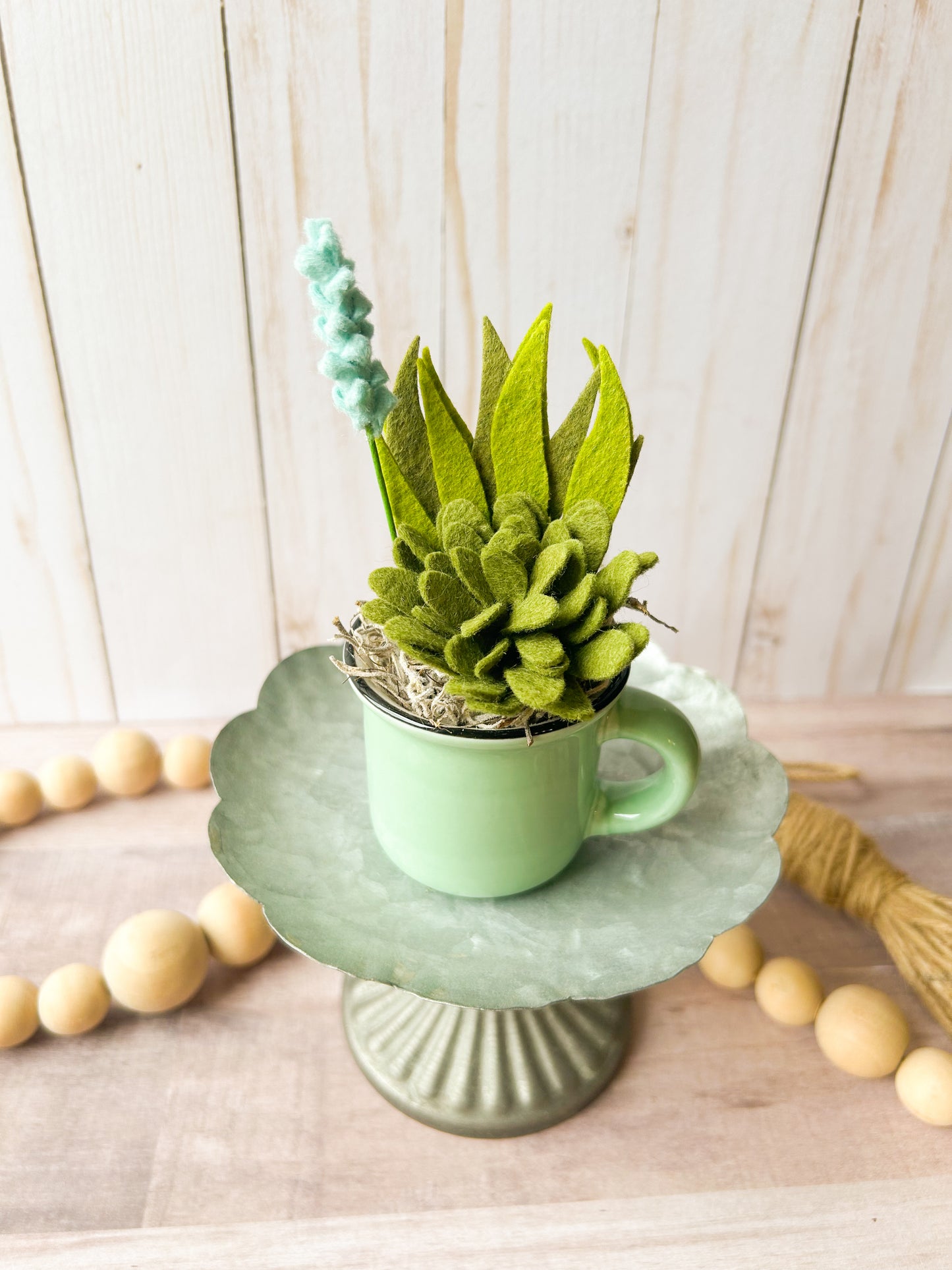 Mini Felt Succulent