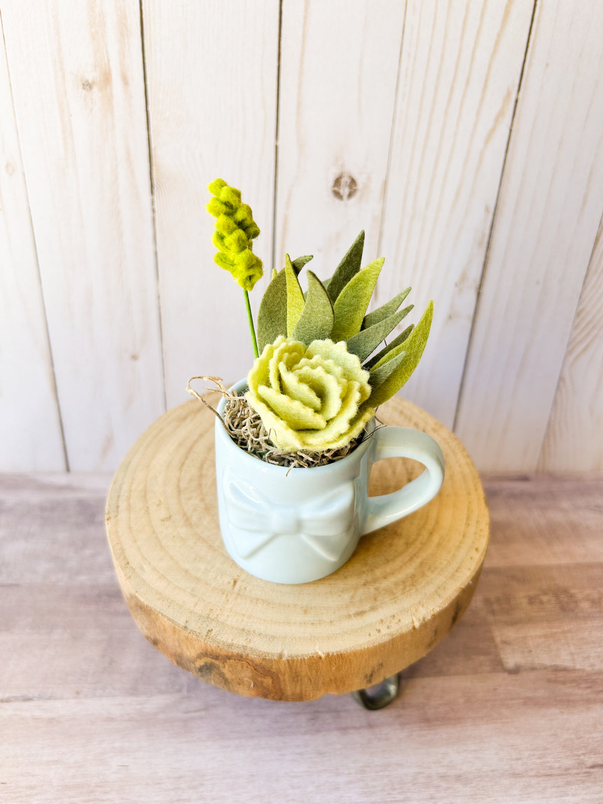 Mini Felt Succulent