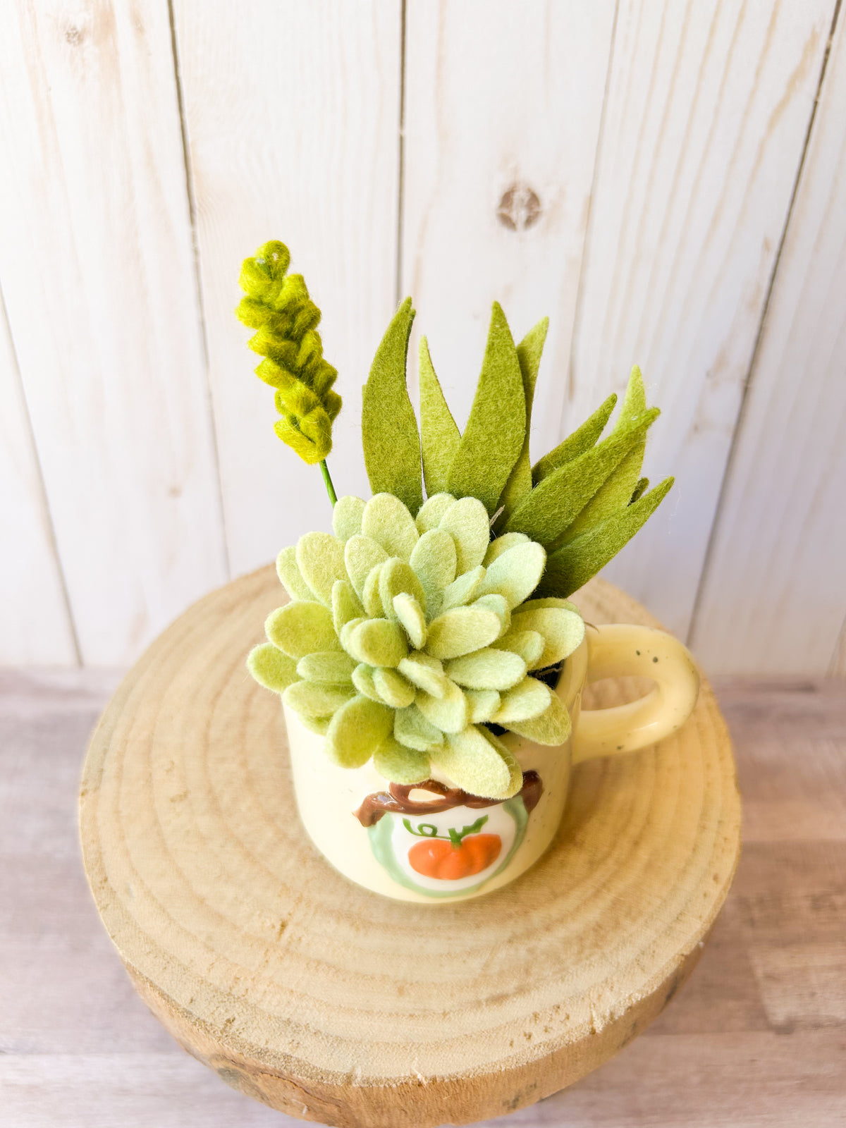 Mini Felt Succulent
