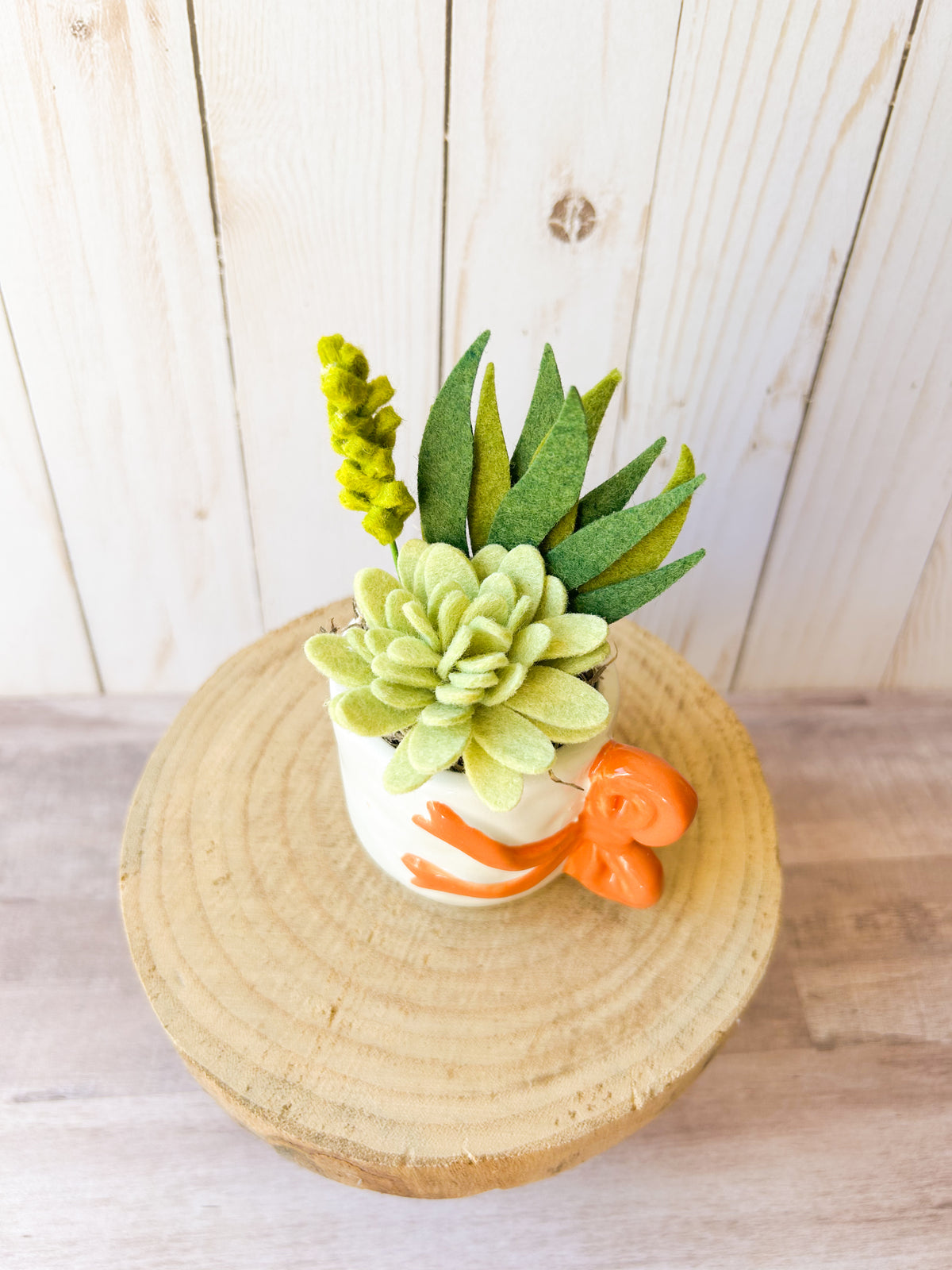 Mini Felt Succulent