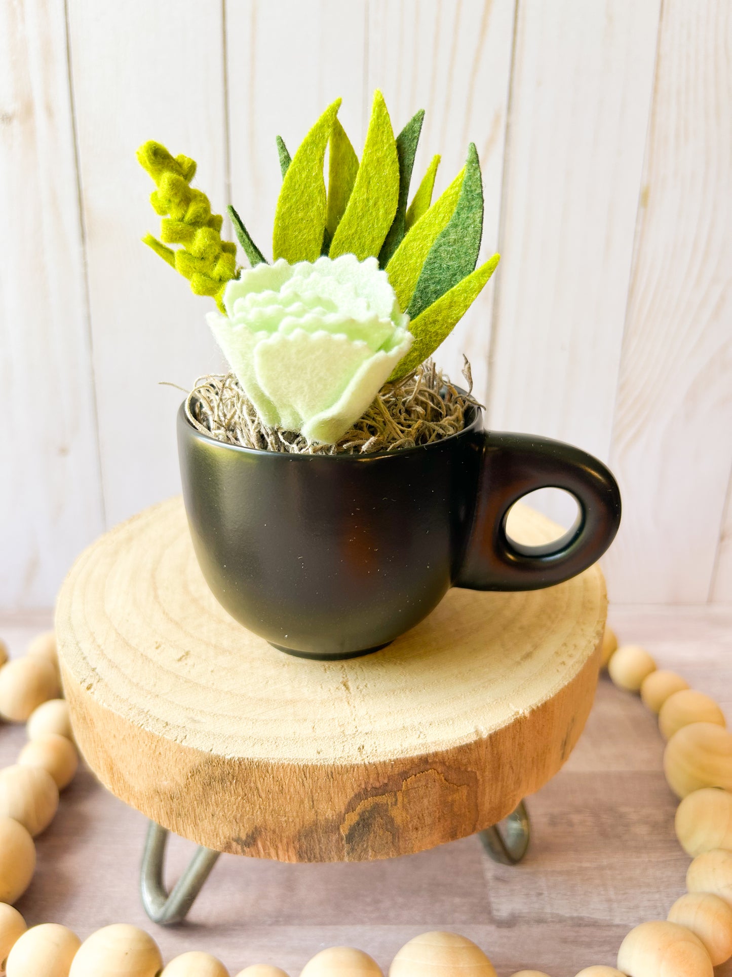 Mini Felt Succulent