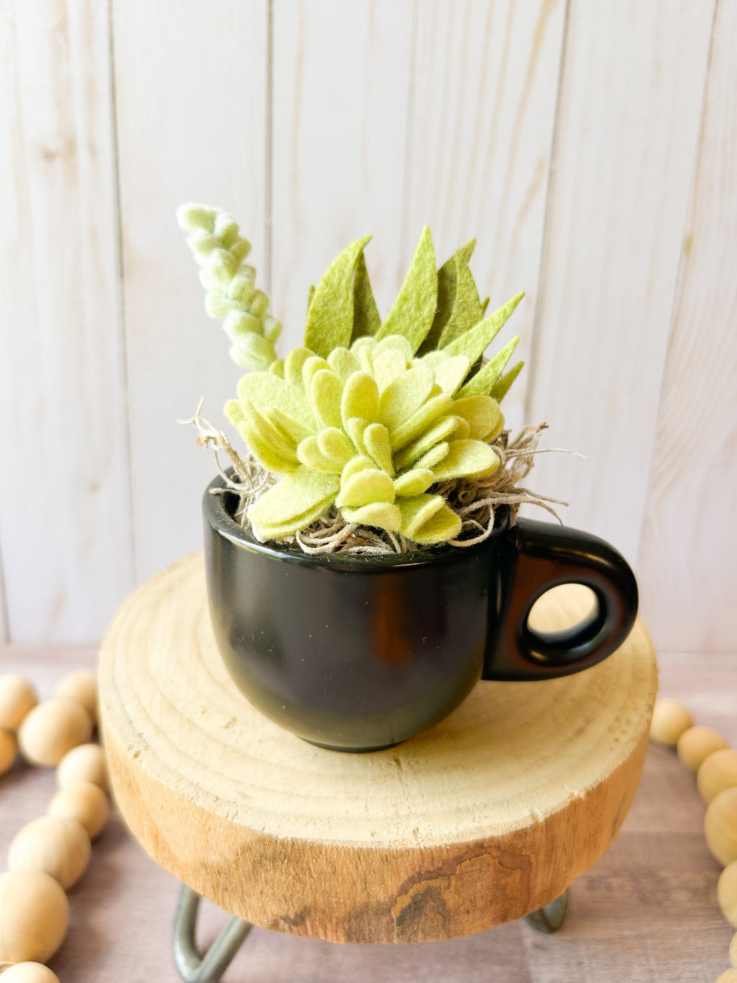 Mini Felt Succulent