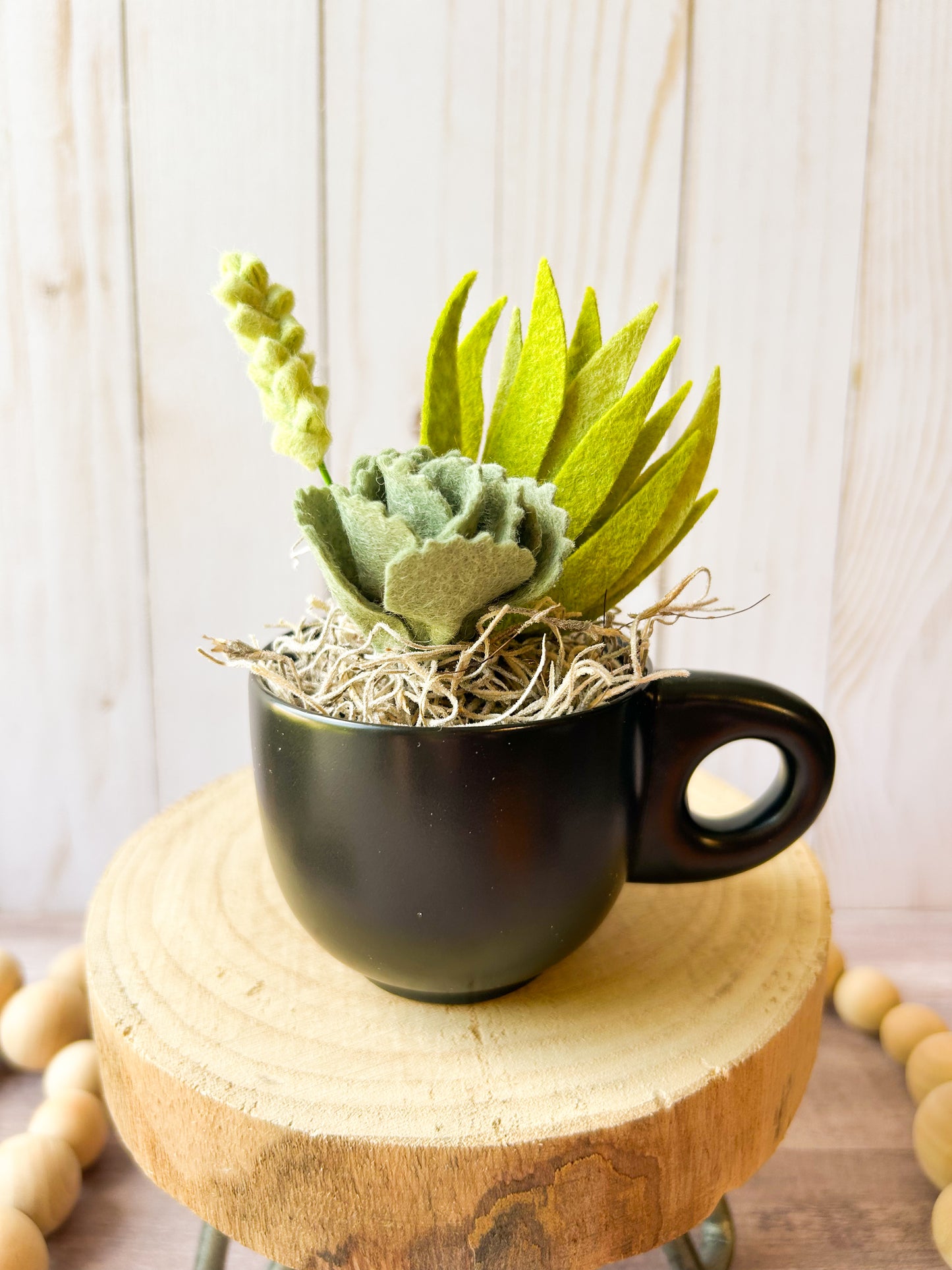 Mini Felt Succulent