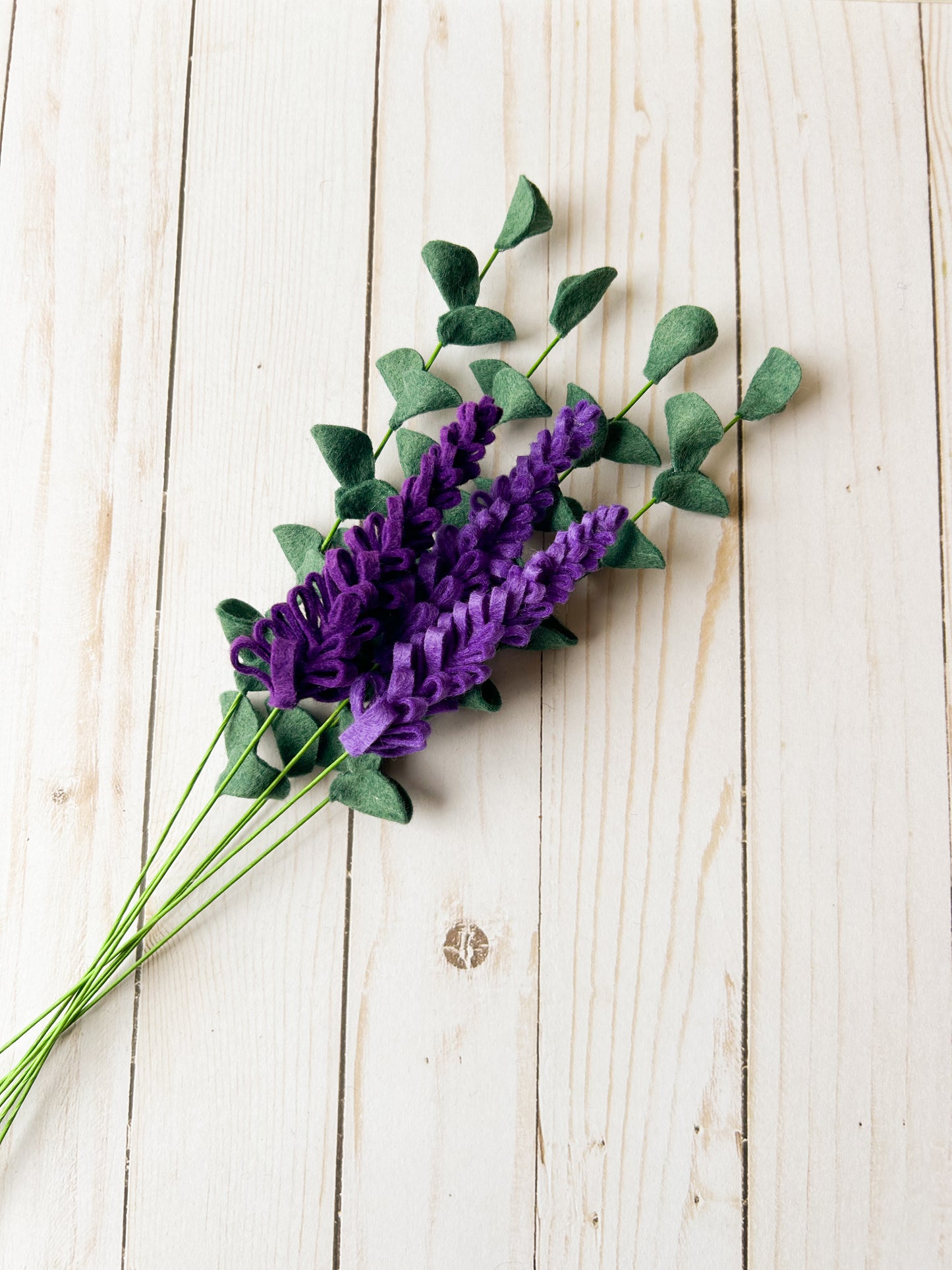 Lavender and Eucalyptus Floral Bouquet