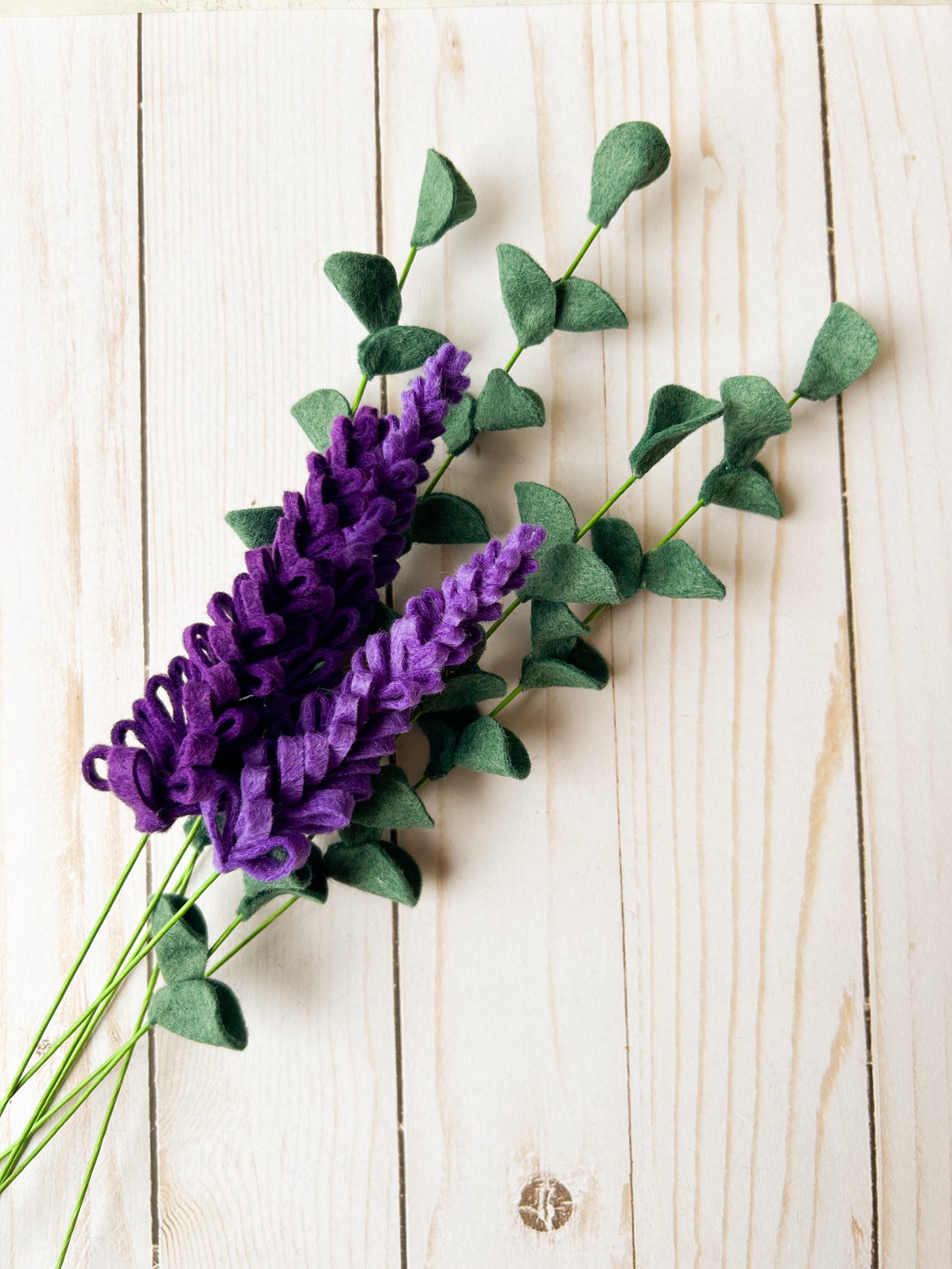 Lavender and Eucalyptus Floral Bouquet