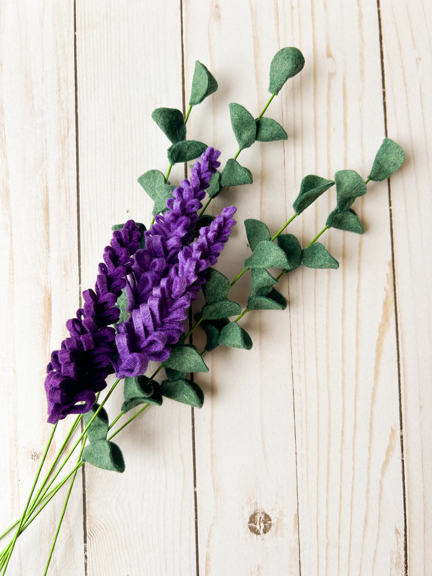 Lavender and Eucalyptus Floral Bouquet