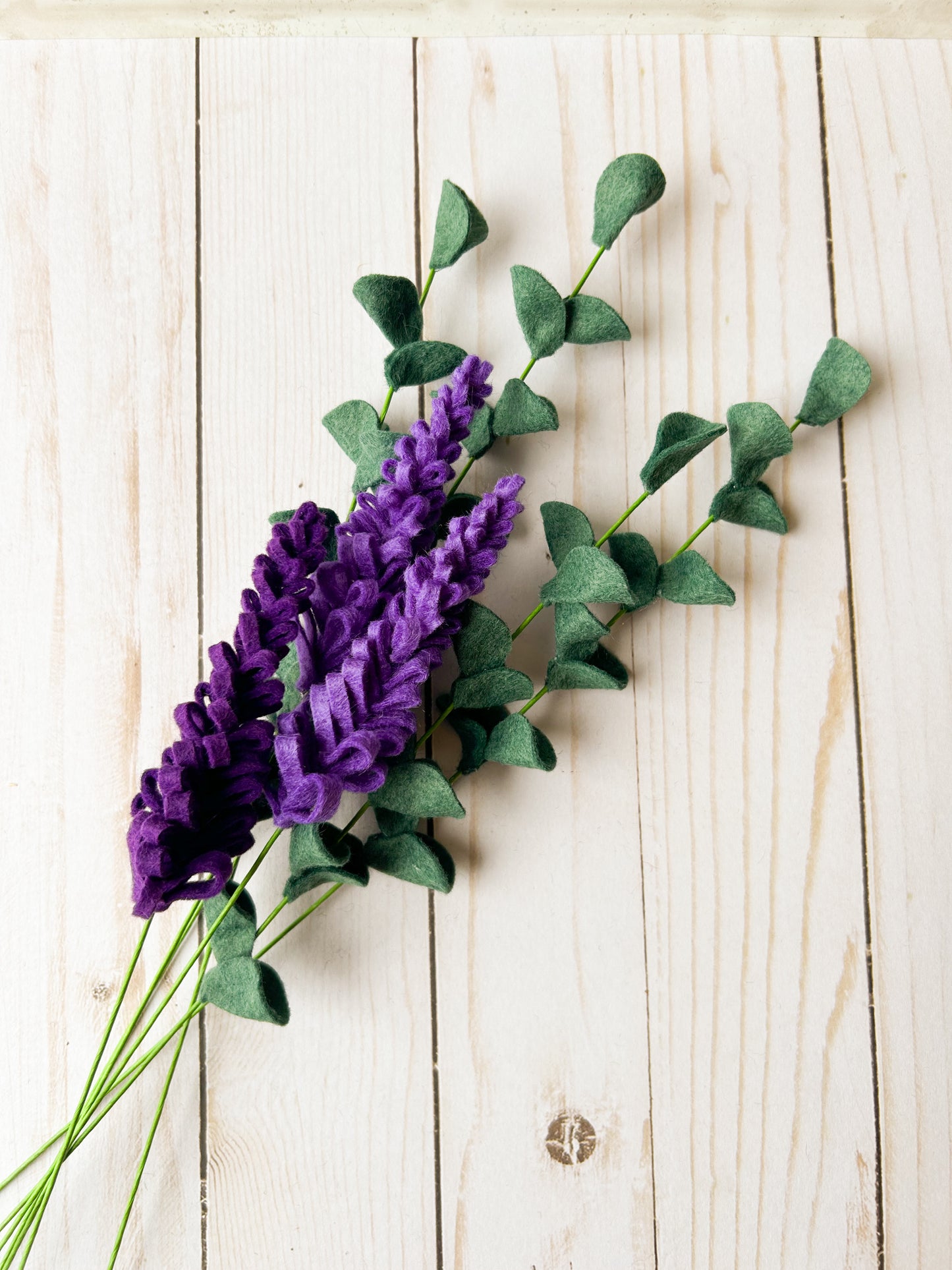 Lavender and Eucalyptus Floral Bouquet