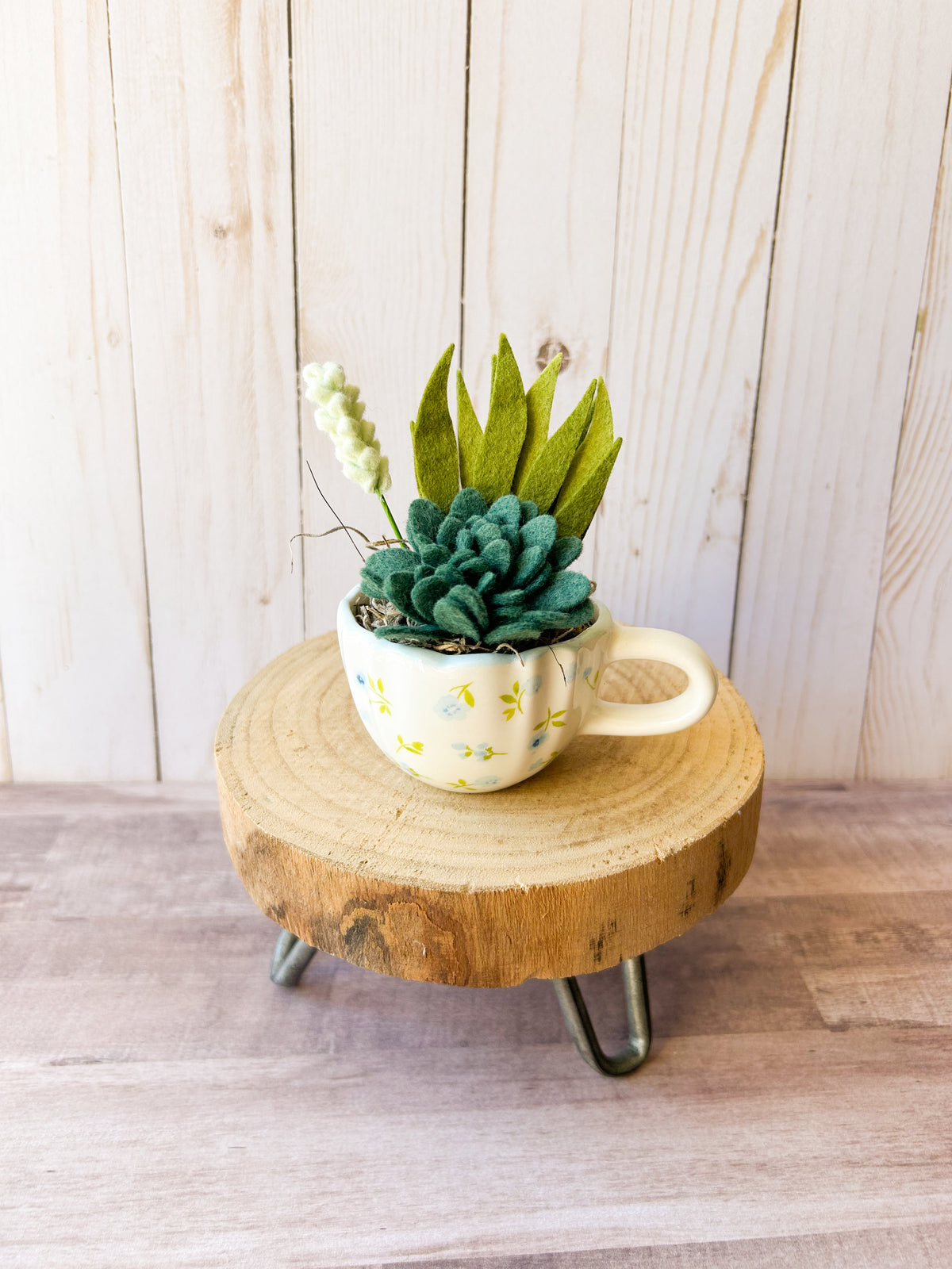 Mini Felt Succulent