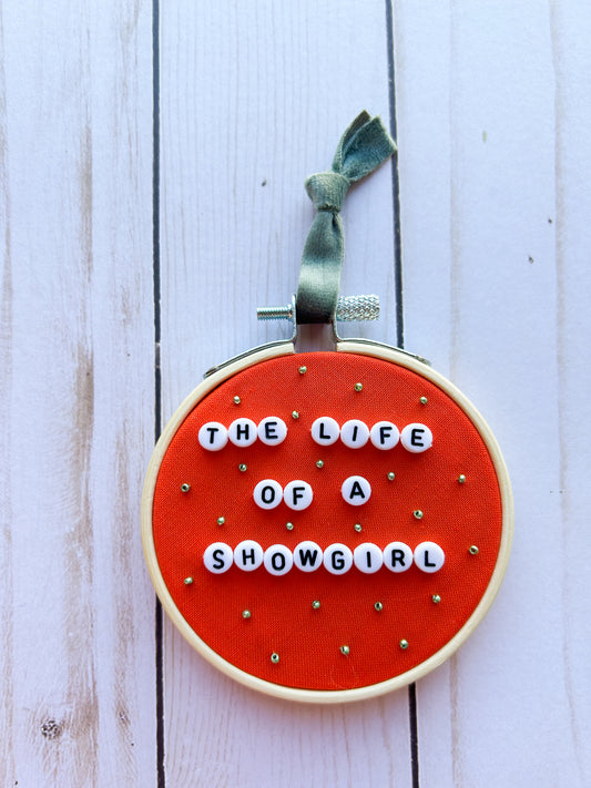 Showgirl Hoop Ornament