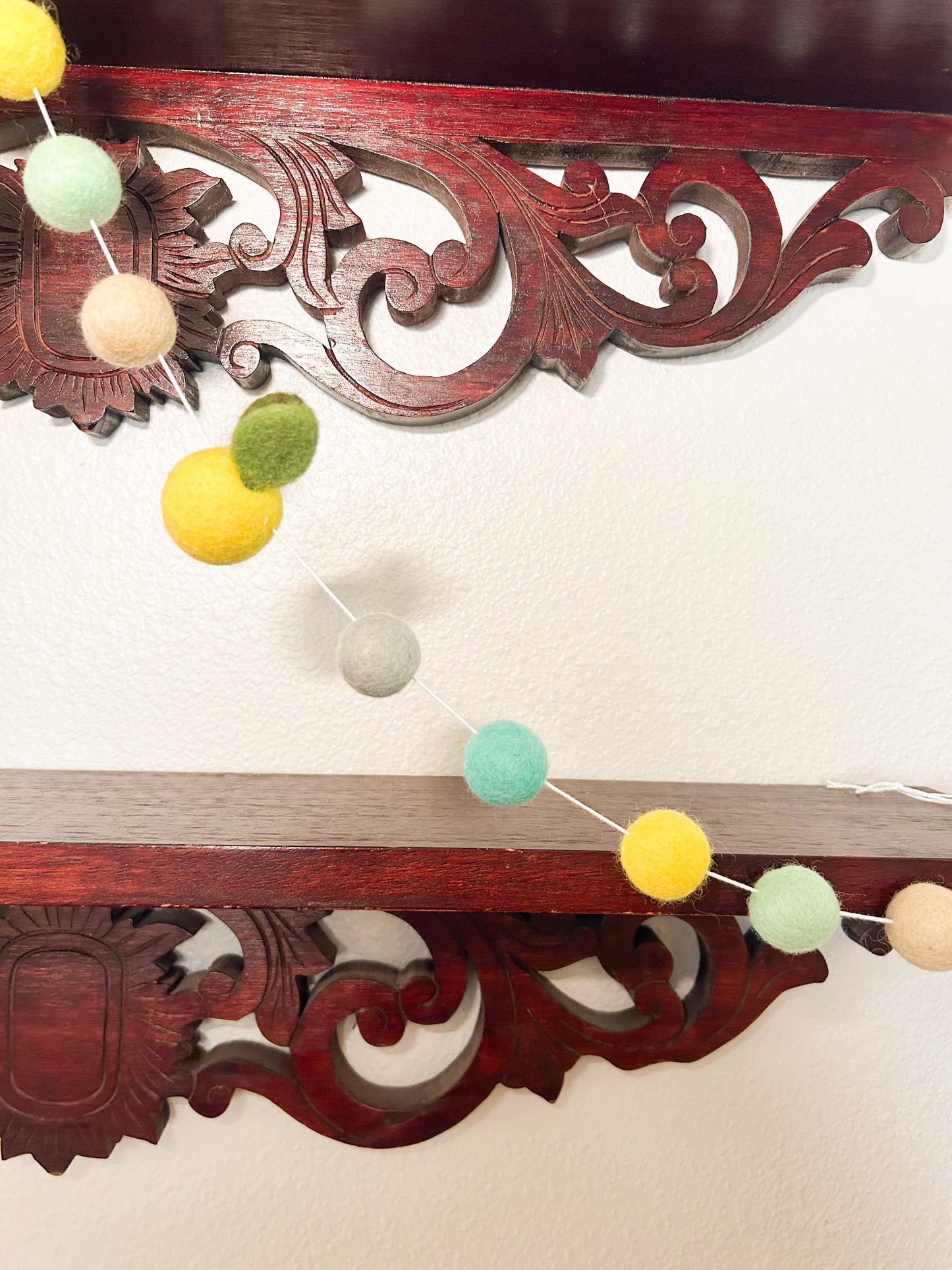 Lemonade Felt Ball Garland